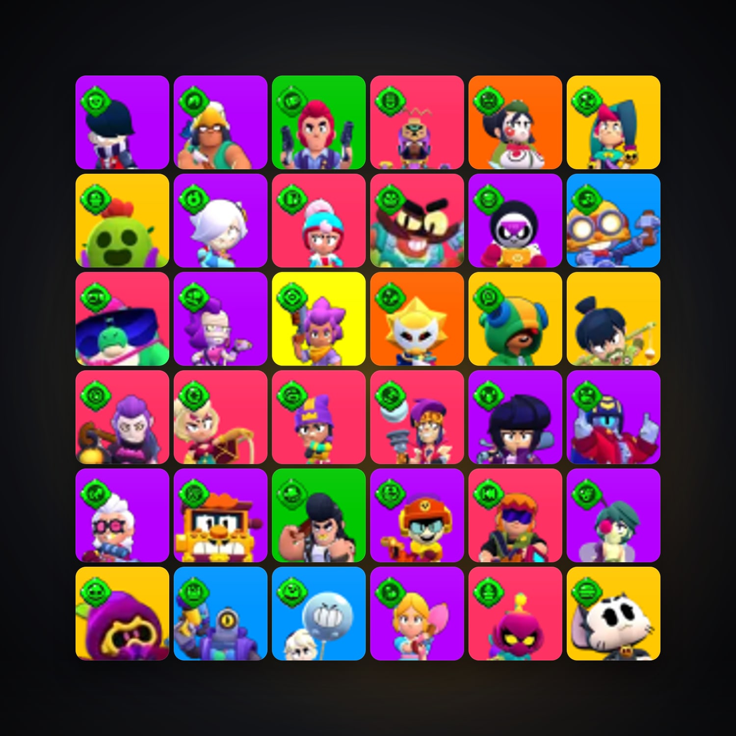 107 Brawlers | 102.9K Trophies — Supercell Account — HabibiAccounts