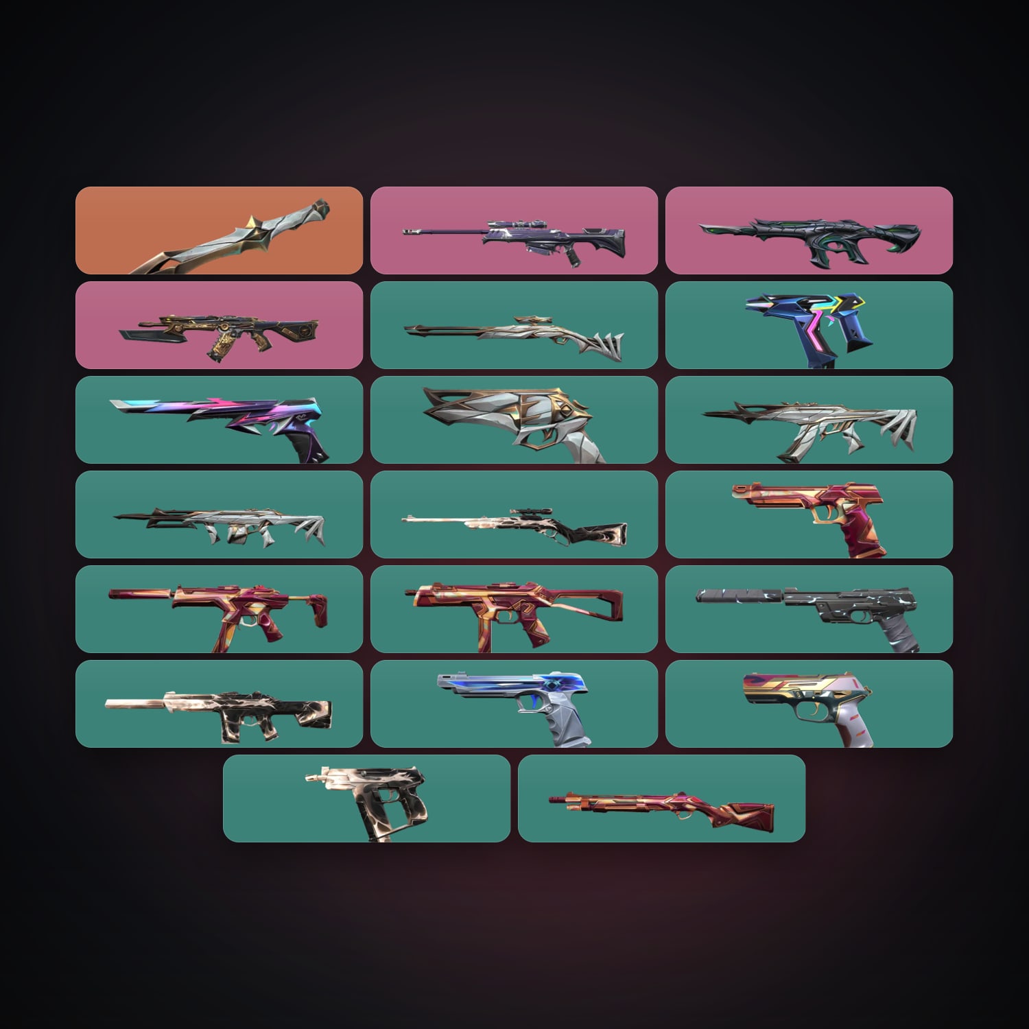 AP Silver 2 locker — 1 knives, 21 skins, lvl 111 — HabibiAccounts