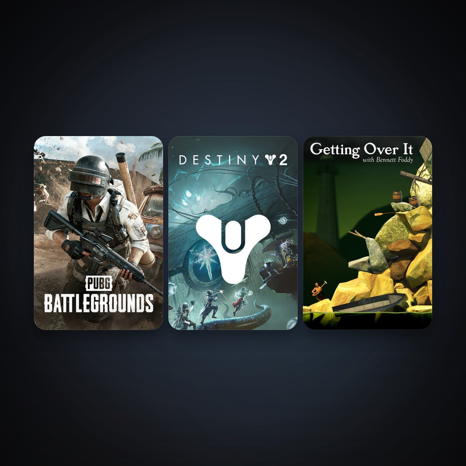 Getting Over It with Bennett Foddy + PUBG: BATTLEGROUNDS, 7 games, clean — HabibiAccounts
