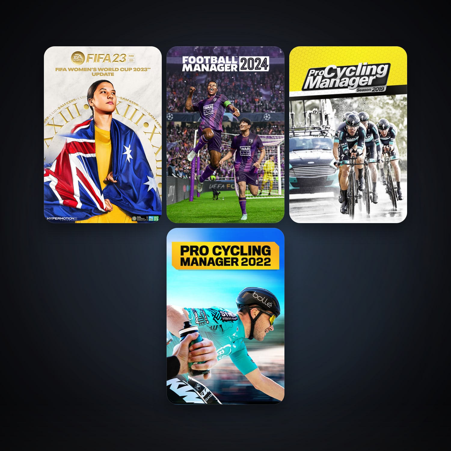 Snooker 19 + Pro Cycling Manager 2019, 9 games, clean — HabibiAccounts
