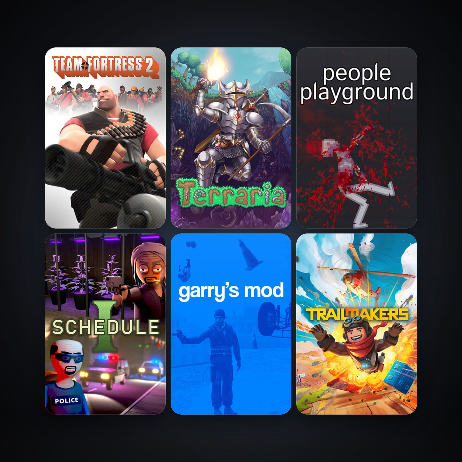 Team Fortress 2 + Garry's Mod, 77 games, clean — HabibiAccounts