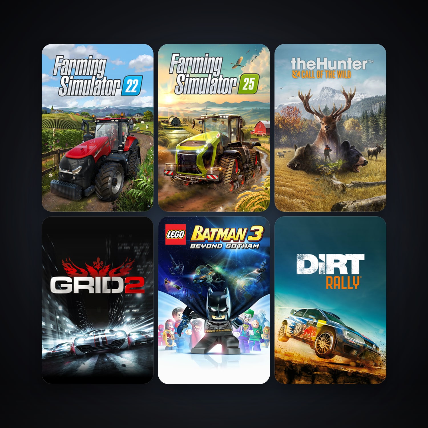 GRID 2 + Tomb Raider, 18 games, Steam 10, clean — HabibiAccounts
