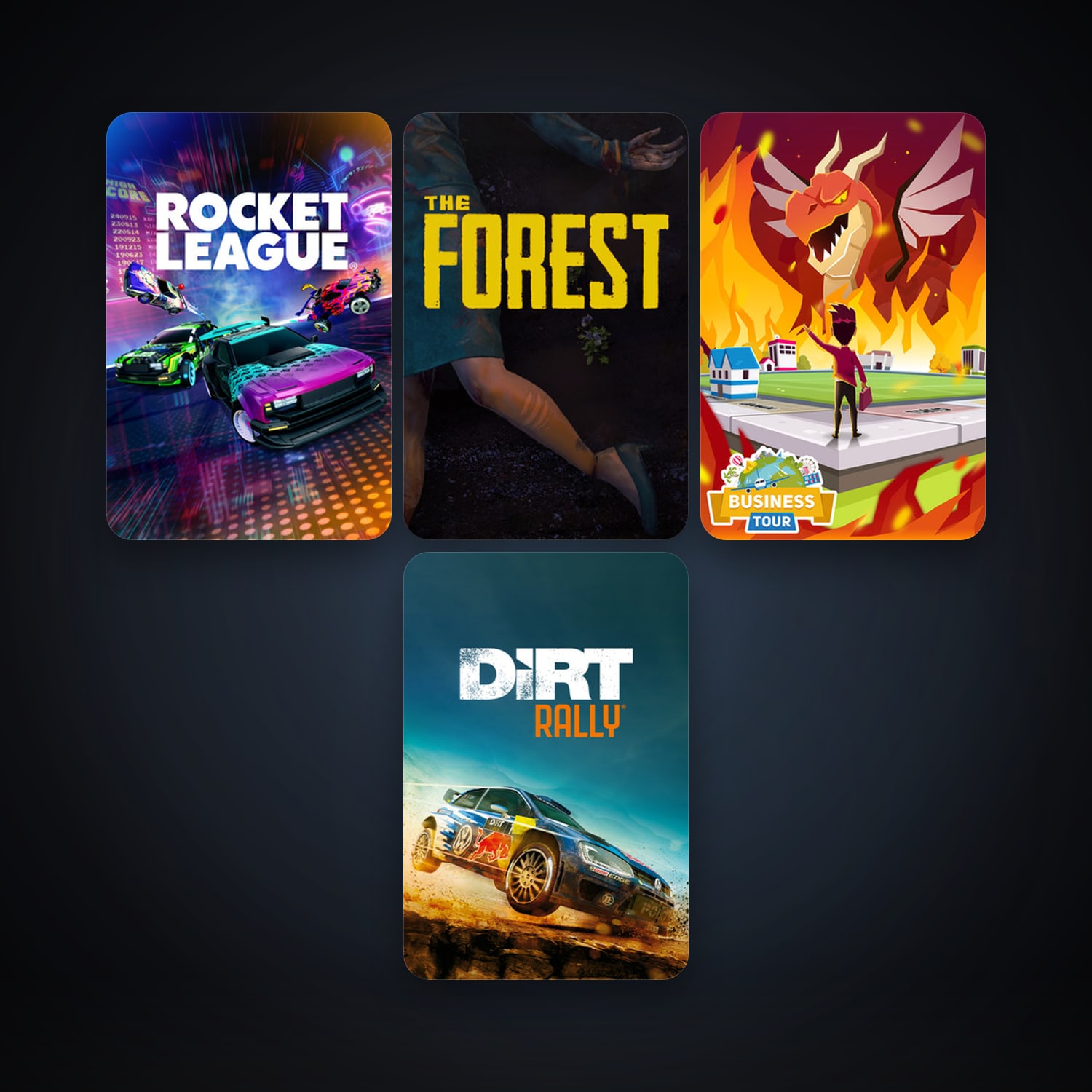 Steam account: The Forest + Rocket League, 7 games, clean — HabibiAccounts