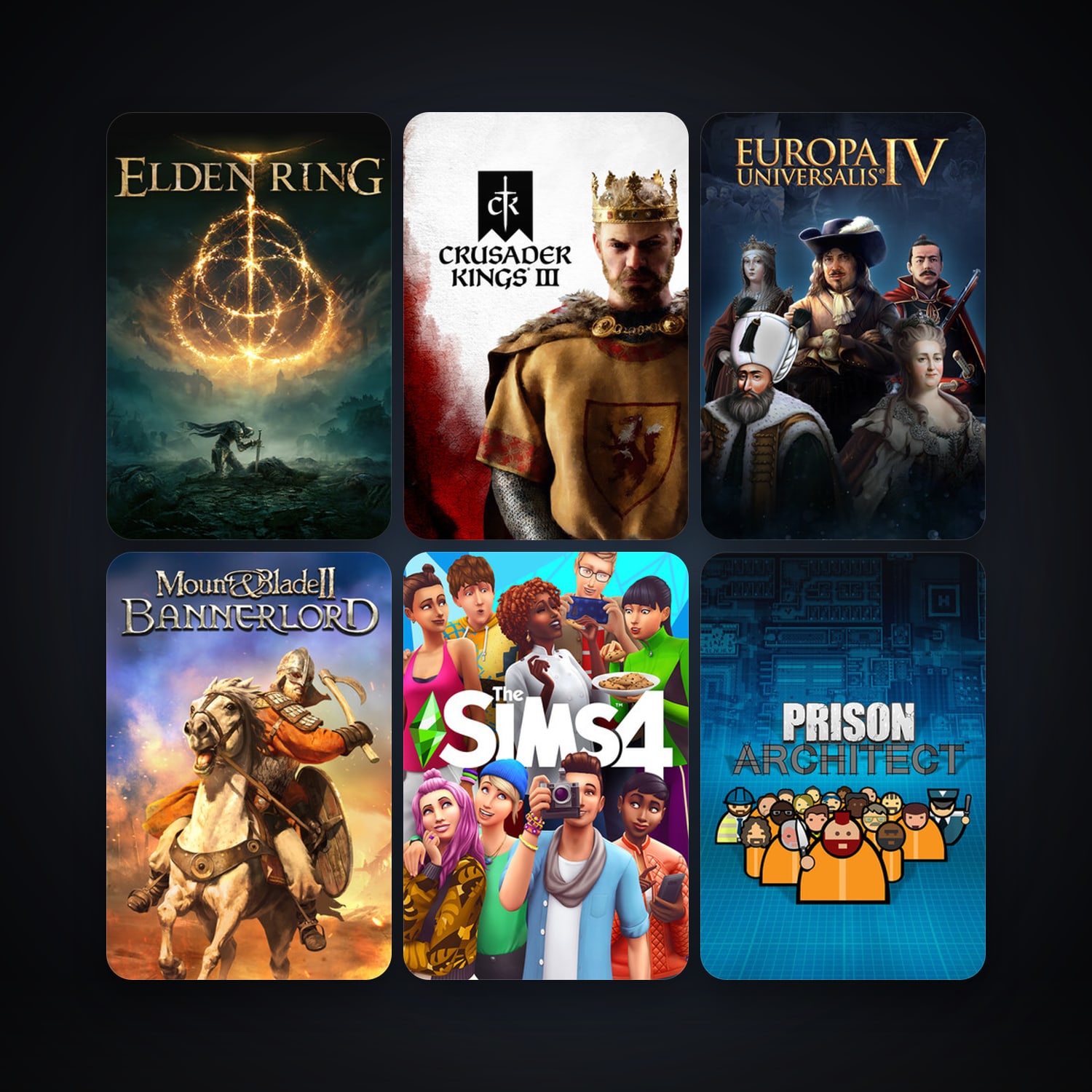 Prison Architect + Europa Universalis IV, 59 games, clean — HabibiAccounts