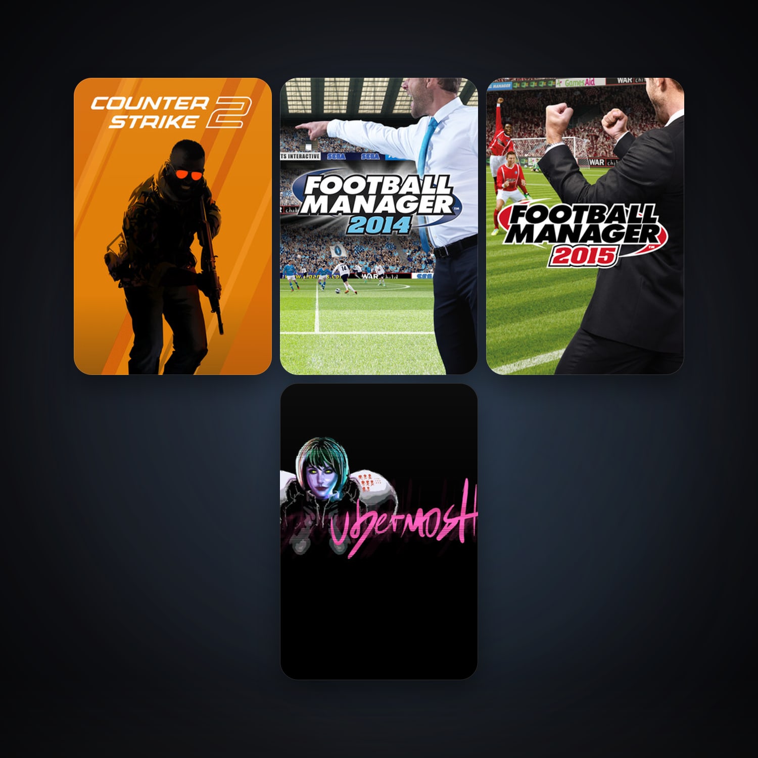 CS2 Prime + Football Manager 2014, 14 games, clean — HabibiAccounts