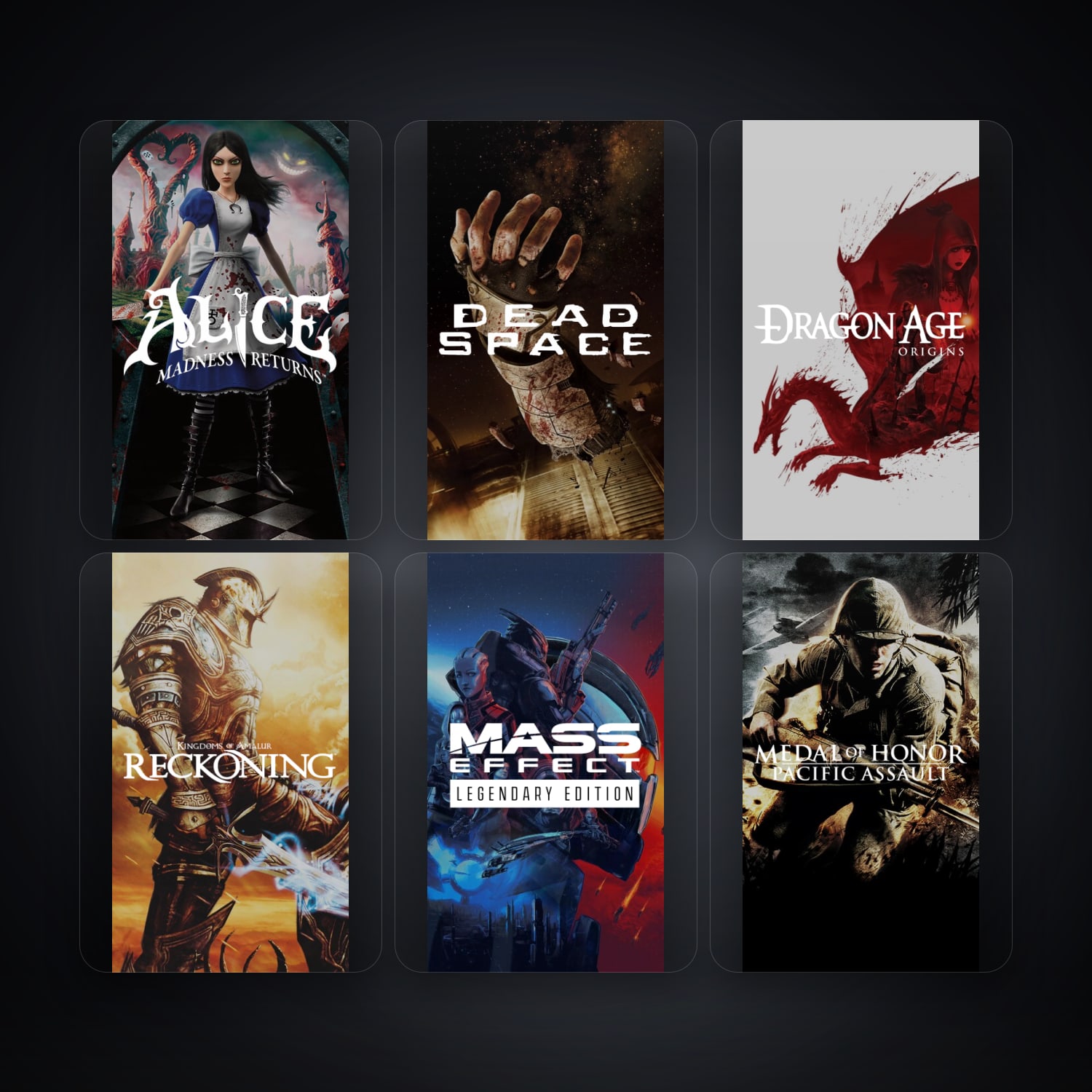 EA Alice: Madness Returns + Dead Space (2008) — FR — 9 games — HabibiAccounts