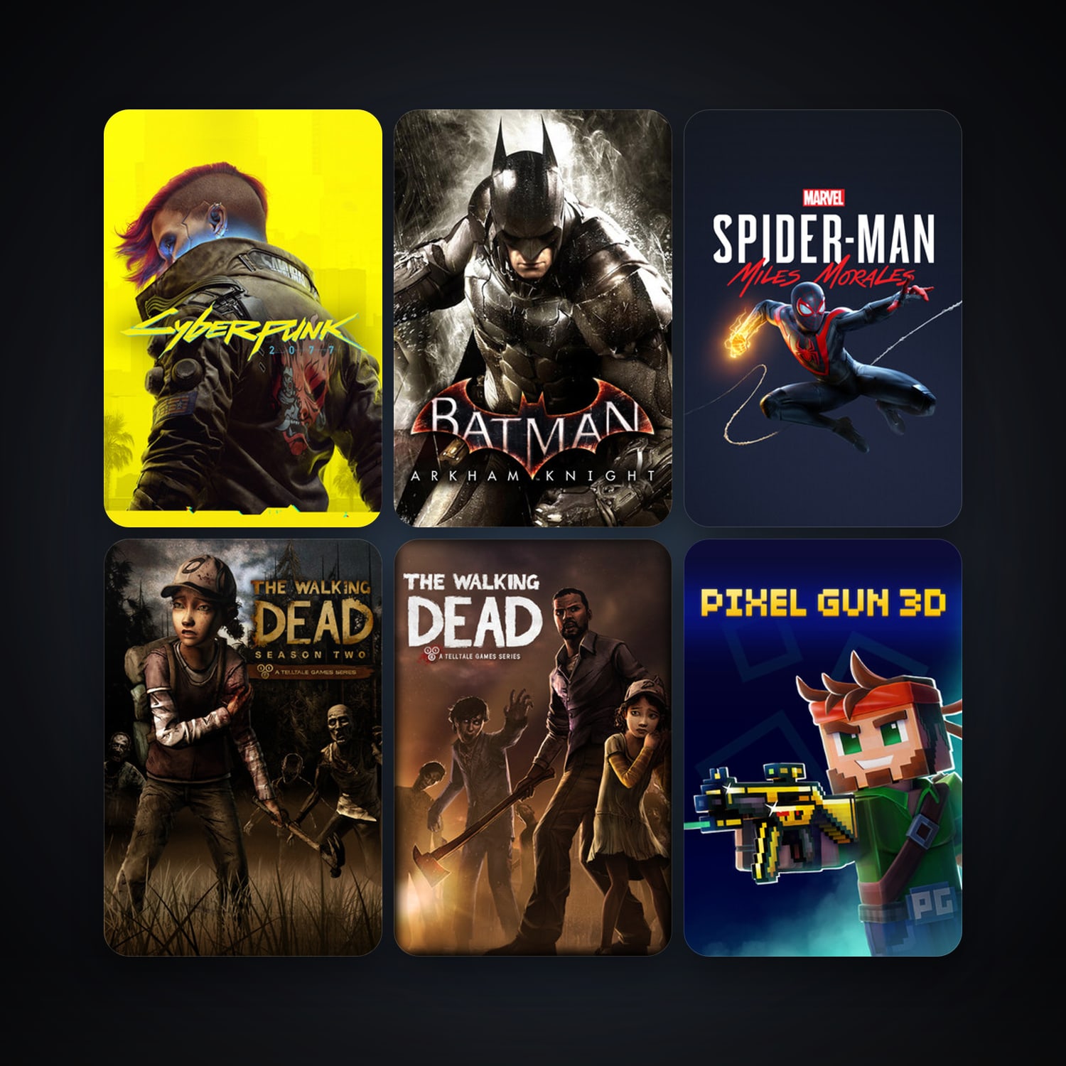 The Walking Dead + Batman: Arkham Knight, 48 games, Steam 13, clean — HabibiAccounts