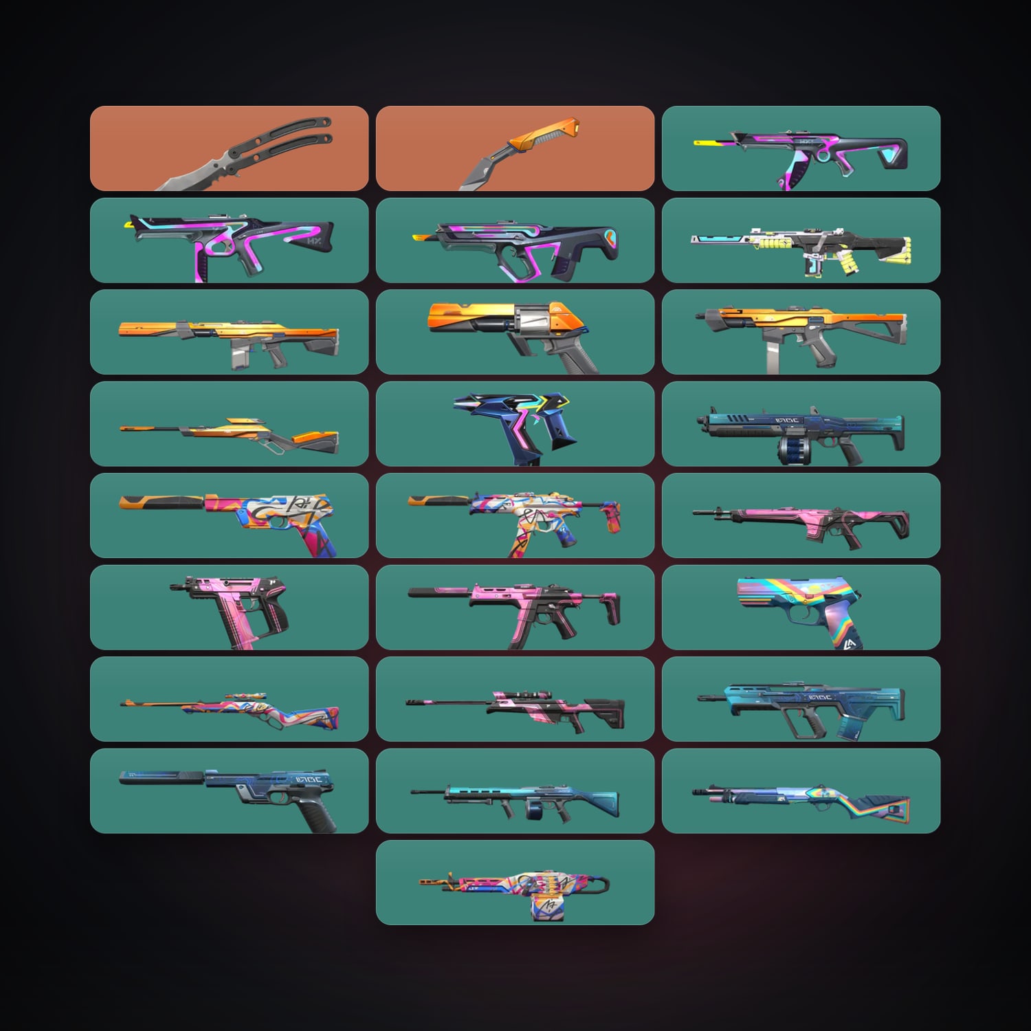 EU Bronze 2 locker — 2 knives, 26 skins, lvl 76 — HabibiAccounts