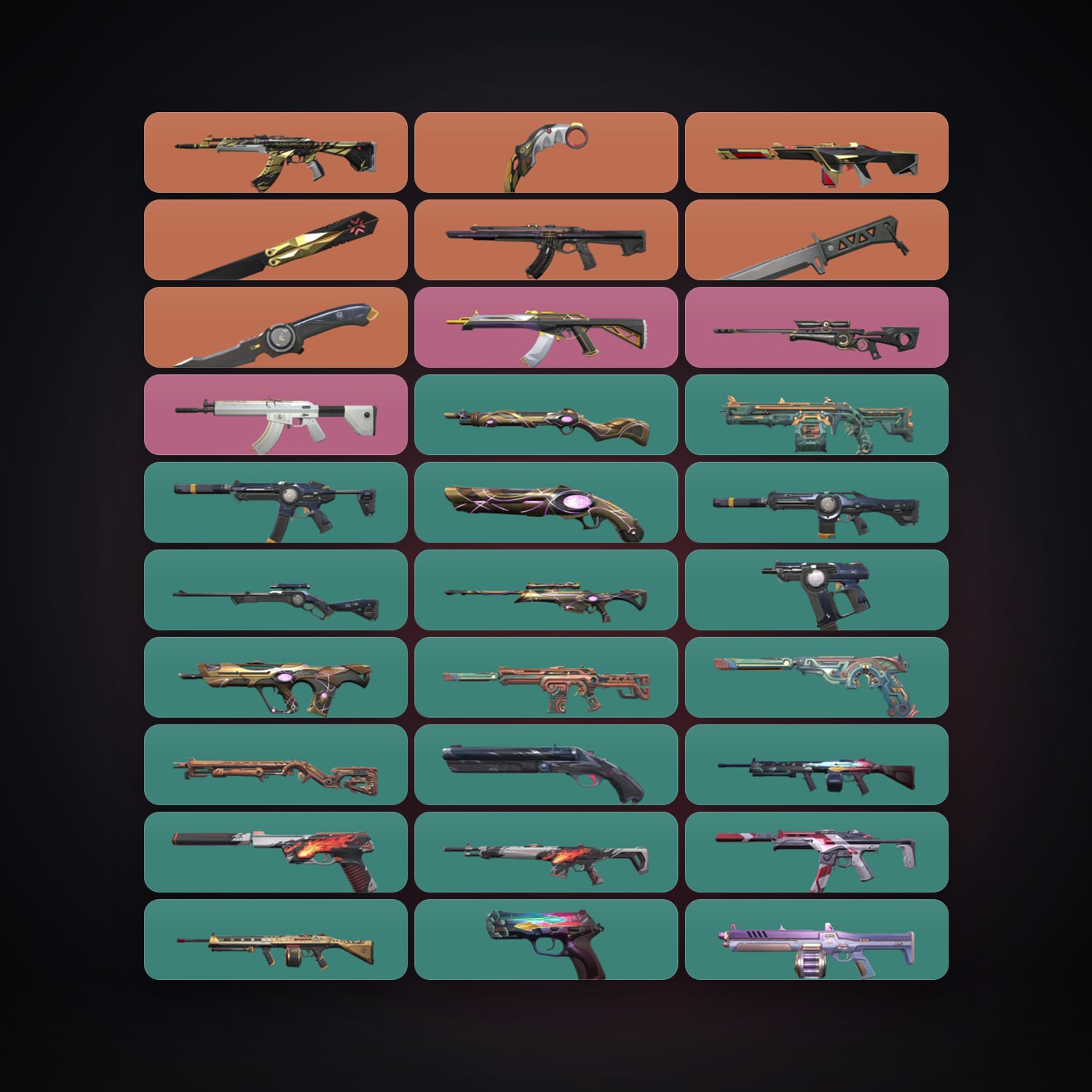 EU Plat 1 locker — 4 knives, 45 skins, lvl 59 — HabibiAccounts