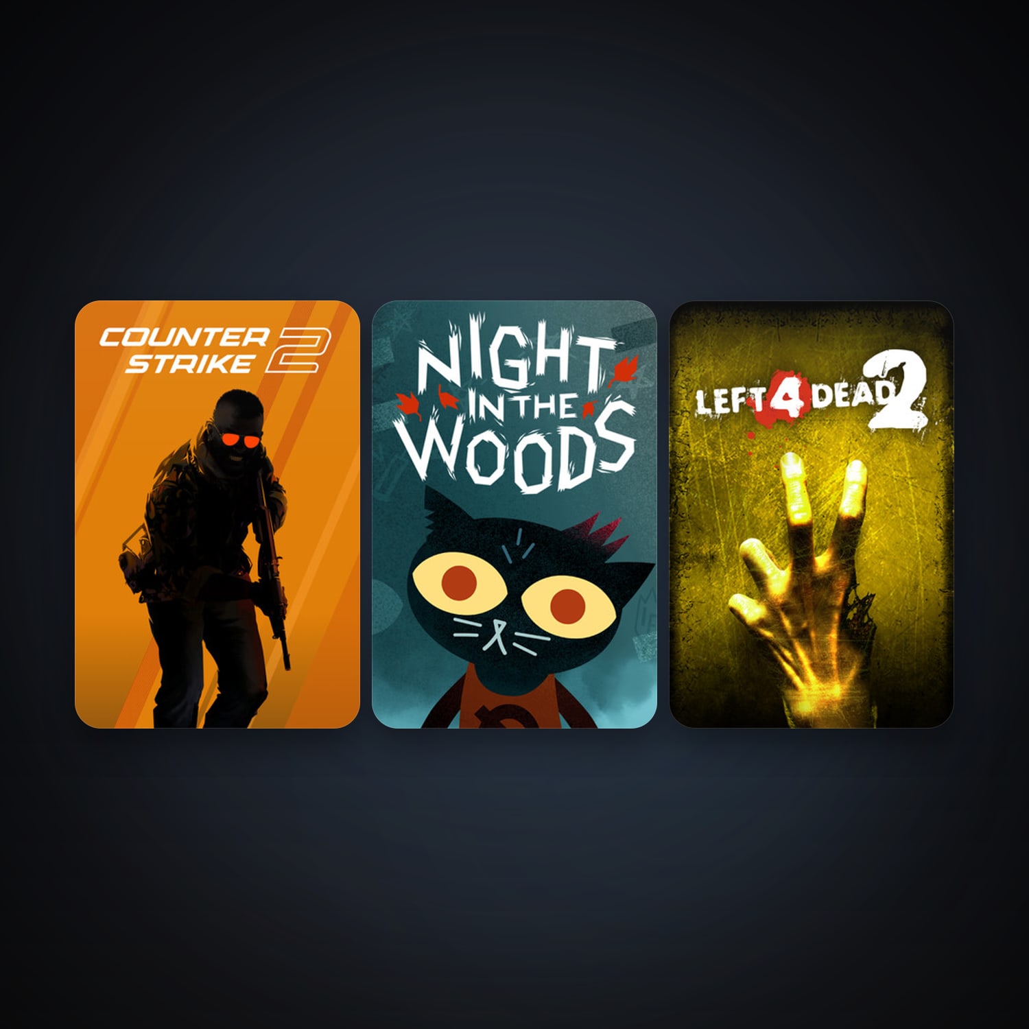 Left 4 Dead 2 + CS2 Prime, 3 games, clean — HabibiAccounts