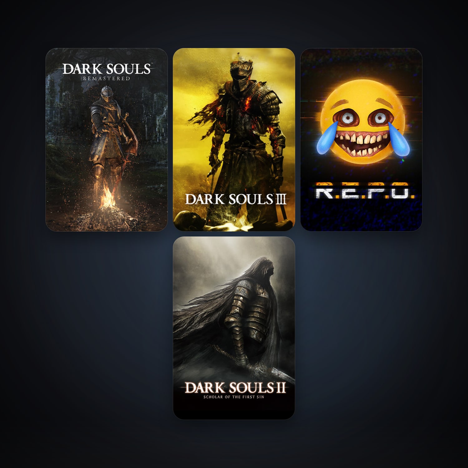 DARK SOULS II: Scholar of the First Sin + DARK SOULS III, 7 games, clean — HabibiAccounts