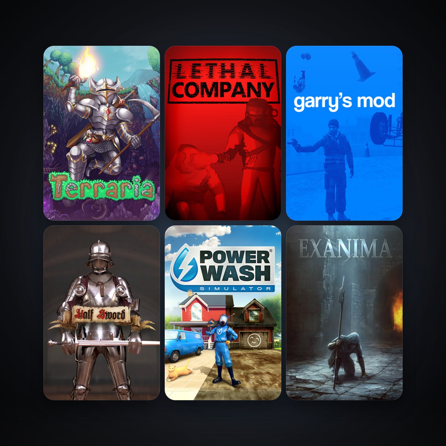 Garry's Mod + Terraria, 74 games, clean — HabibiAccounts
