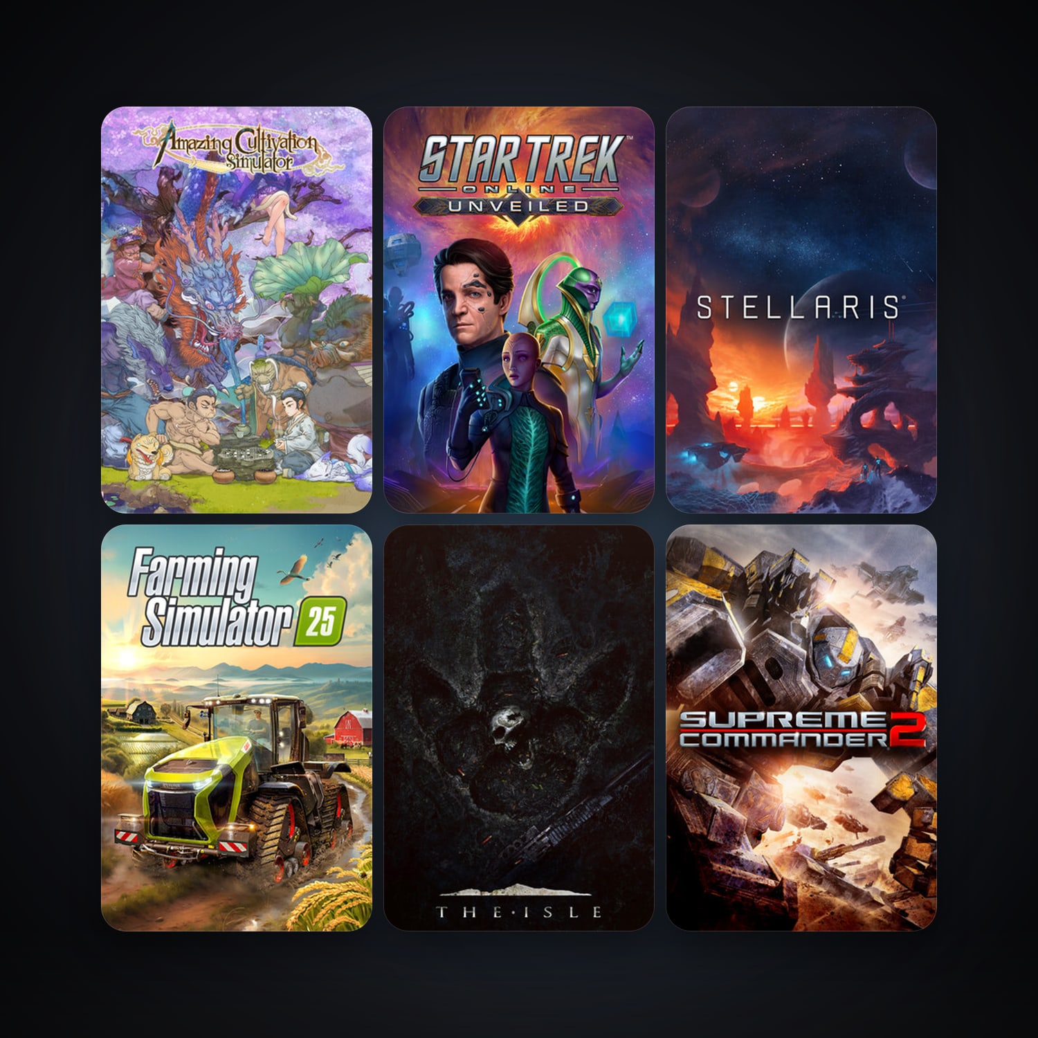 Star Trek Online + Supreme Commander 2, 60 games, Steam 10, clean — HabibiAccounts