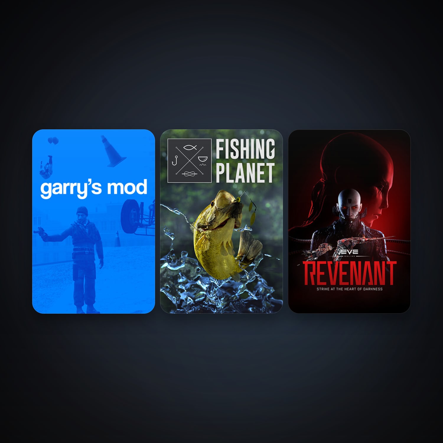 Garry's Mod + EVE Online, 6 games, clean — HabibiAccounts