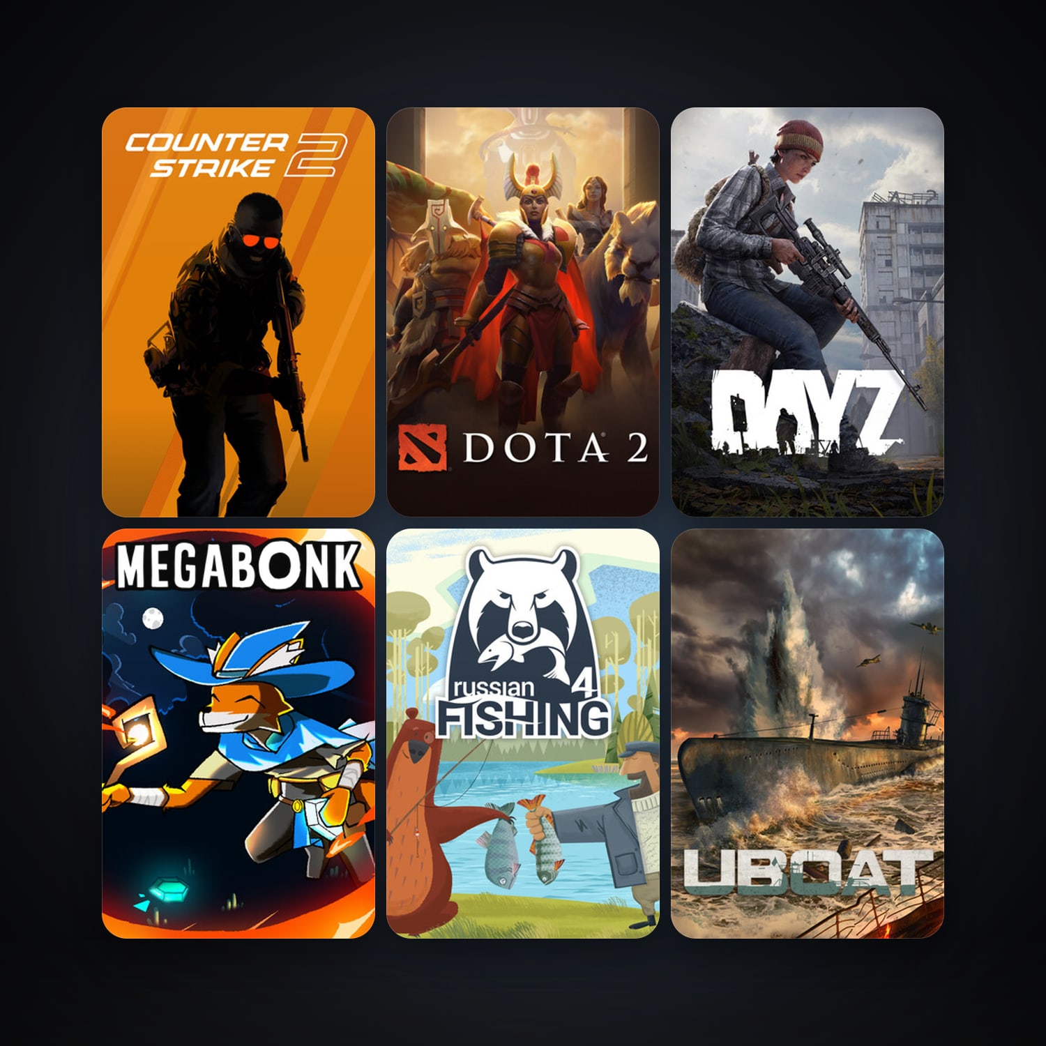 Dota 2 + CS2 Prime, 11 games, clean · 263661651 — HabibiAccounts