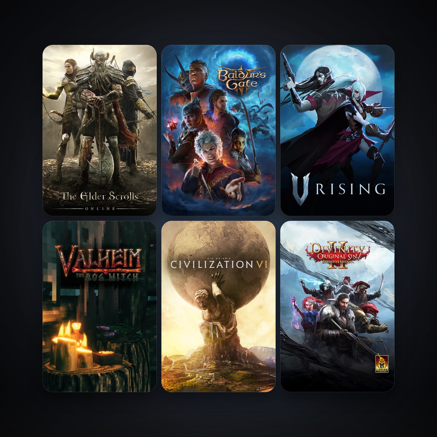 FINAL FANTASY XIV Online + Sid Meier's Civilization VI, 18 games, clean — HabibiAccounts