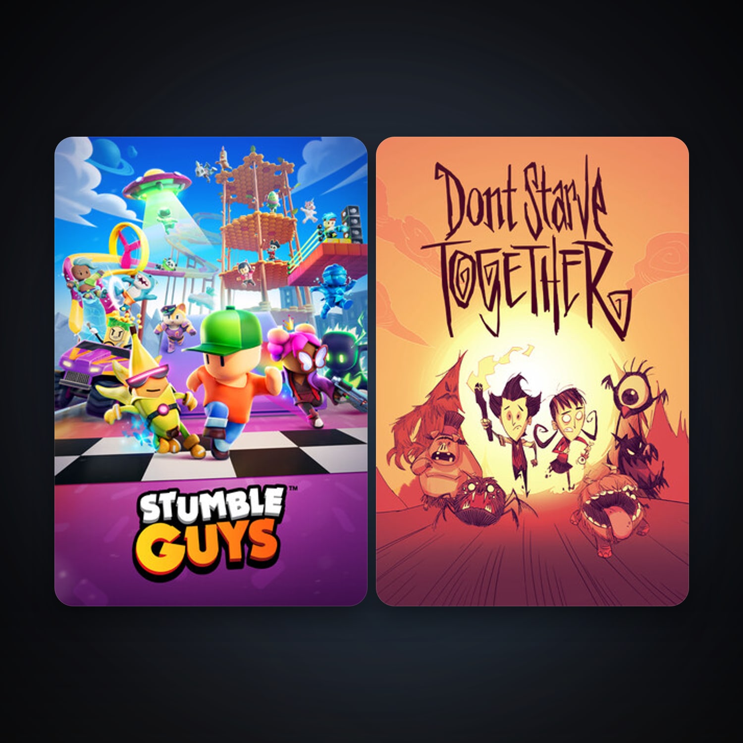 Don't Starve Together + Stumble Guys, 3 games, clean — HabibiAccounts