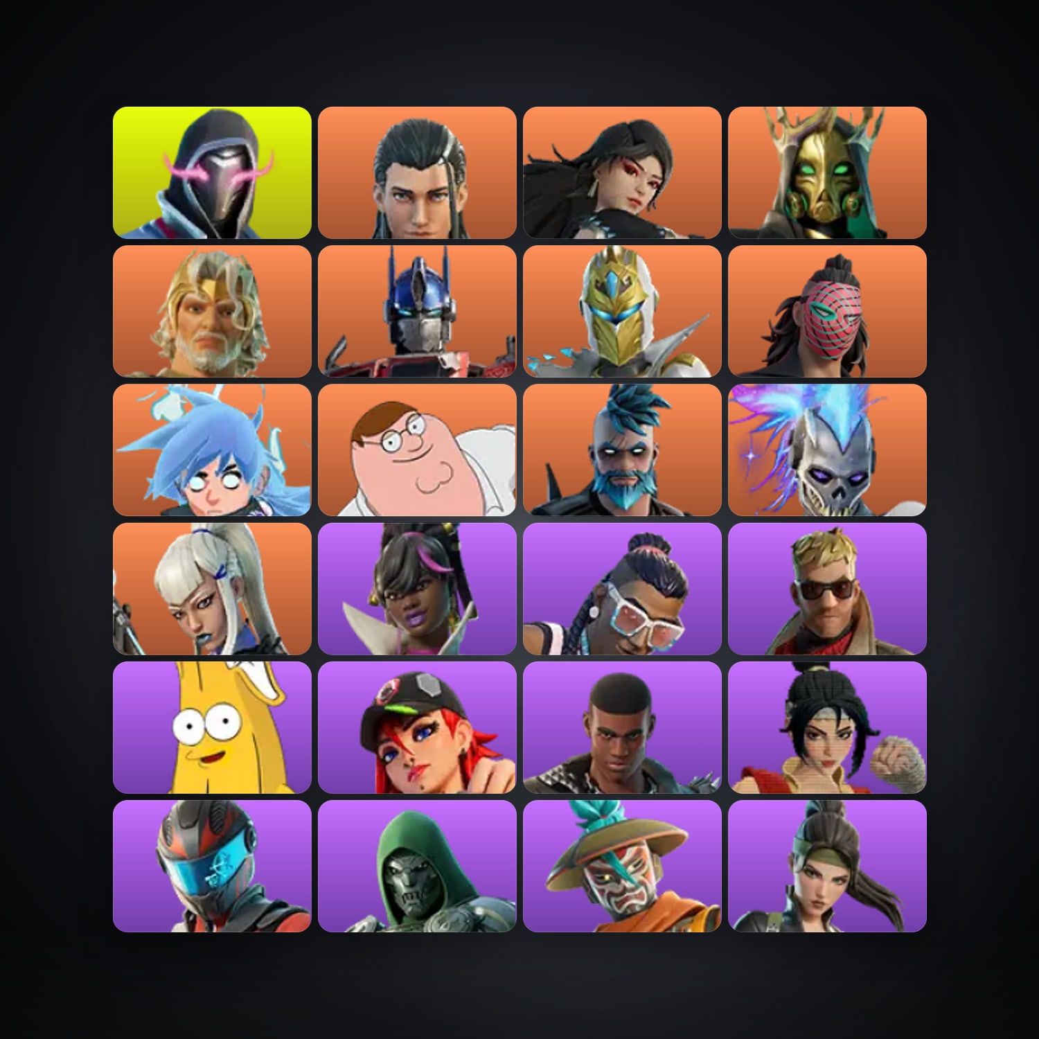 حساب فورتنايت The Ageless وEra، اللوكر مليان 123 سكن، 250 فيبوكس، لفل 2899، 275 فوز — HabibiAccounts