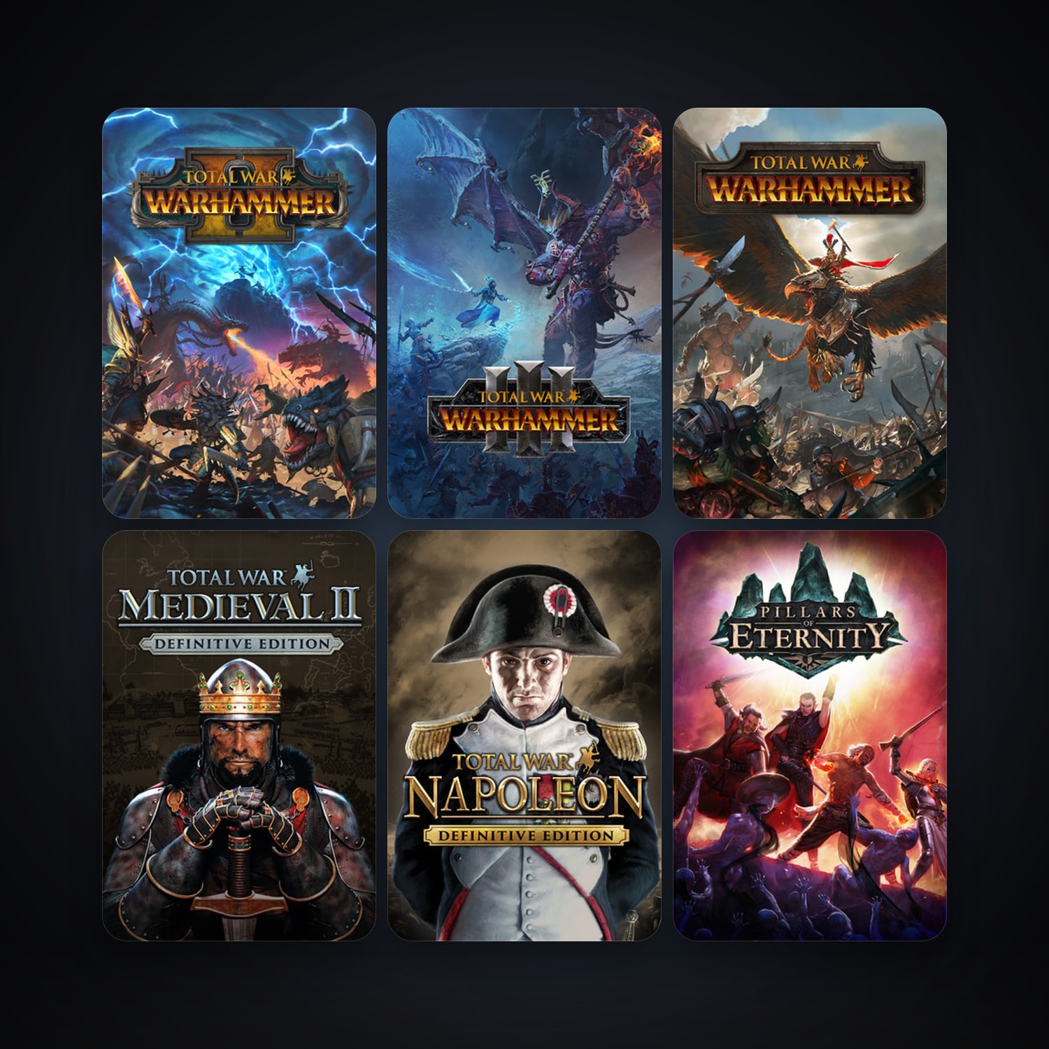 Medieval II: Total War + Return to Castle Wolfenstein, 41 games, clean — HabibiAccounts