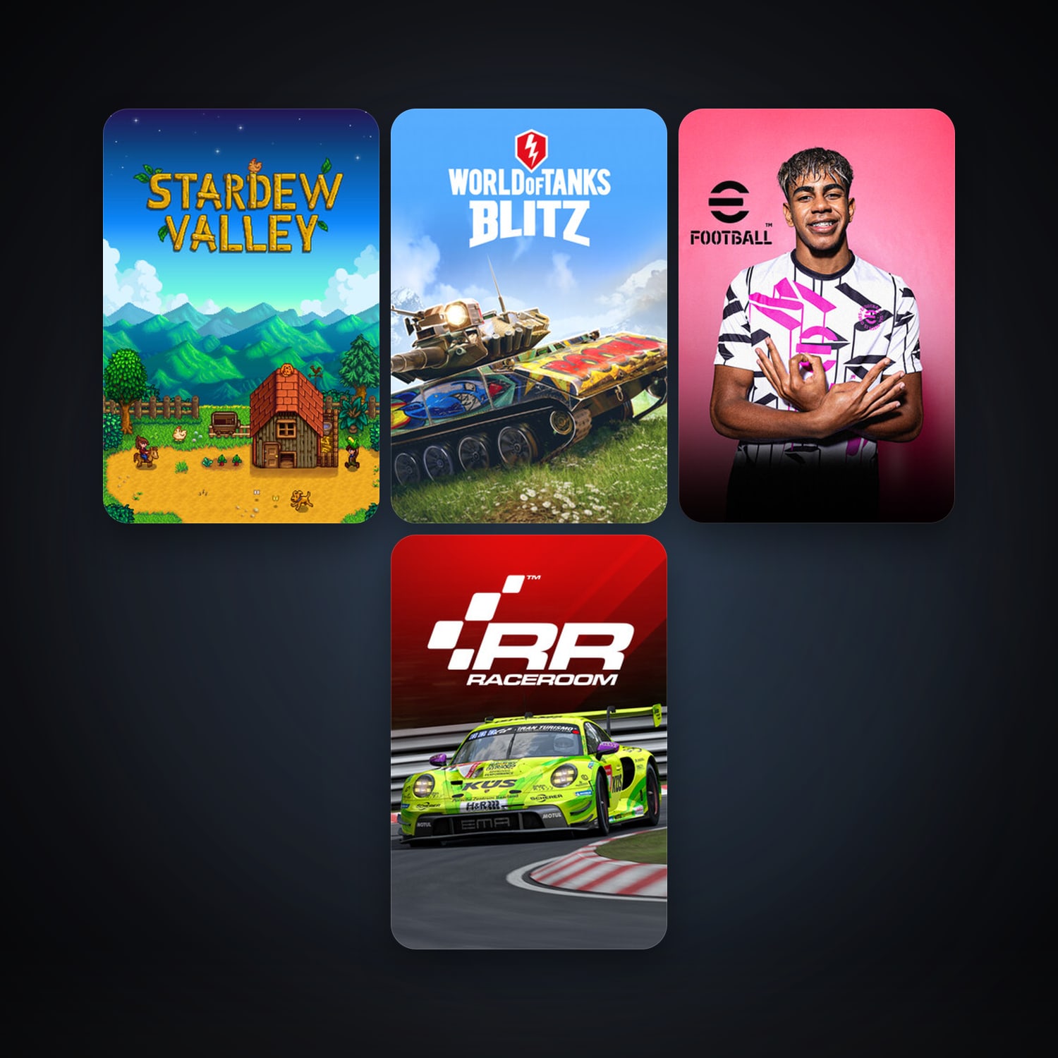 Free CS2 (No Prime) + RaceRoom Racing Experience, 8 games, clean — HabibiAccounts