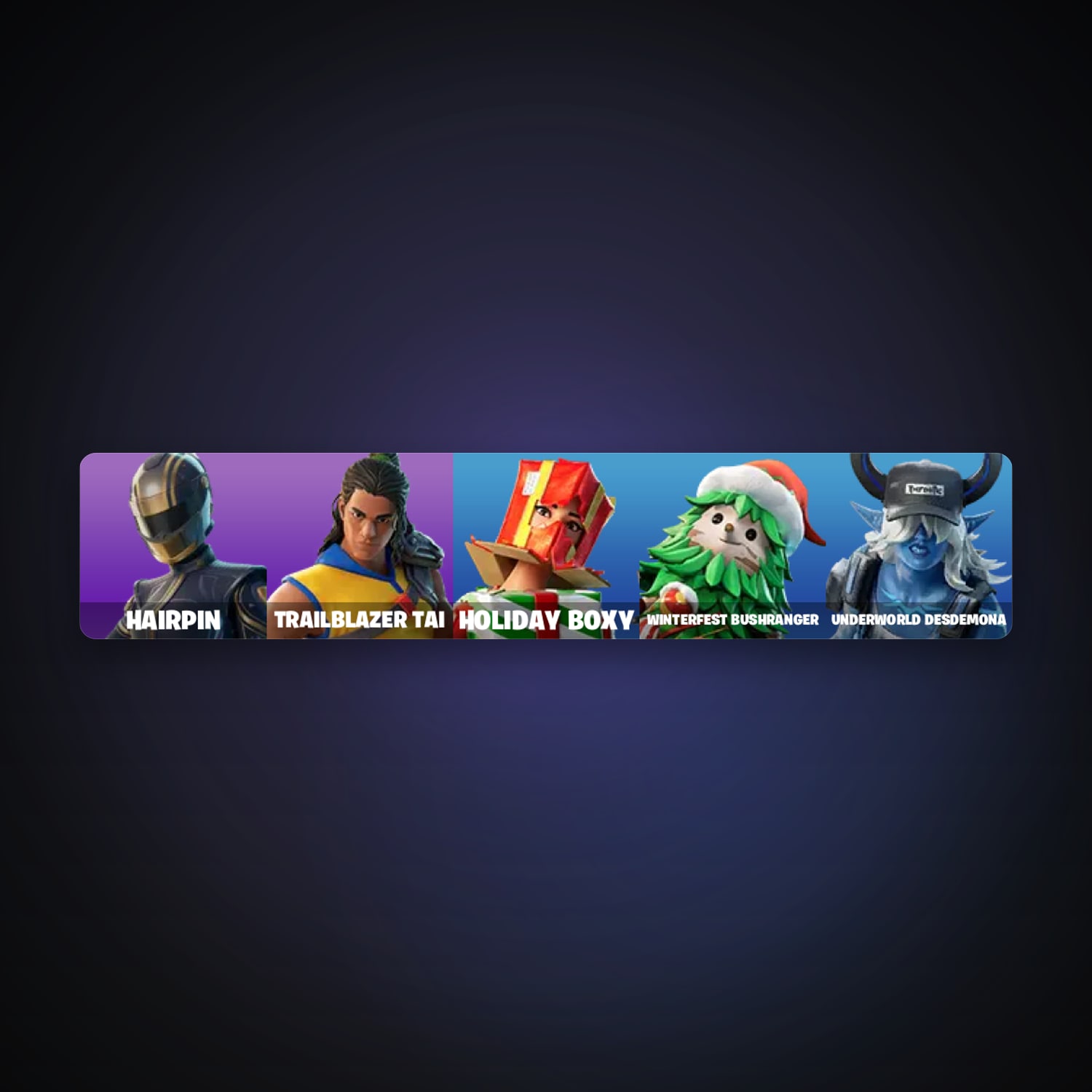 Fortnite account with Hairpin & Trailblazer Tai — 5 skins — 500 V-Bucks — lvl 383 — HabibiAccounts