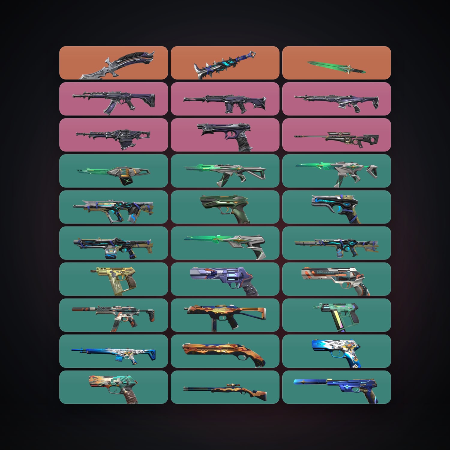 EU Diamond 1 locker — 3 knives, 45 skins, lvl 205 — HabibiAccounts