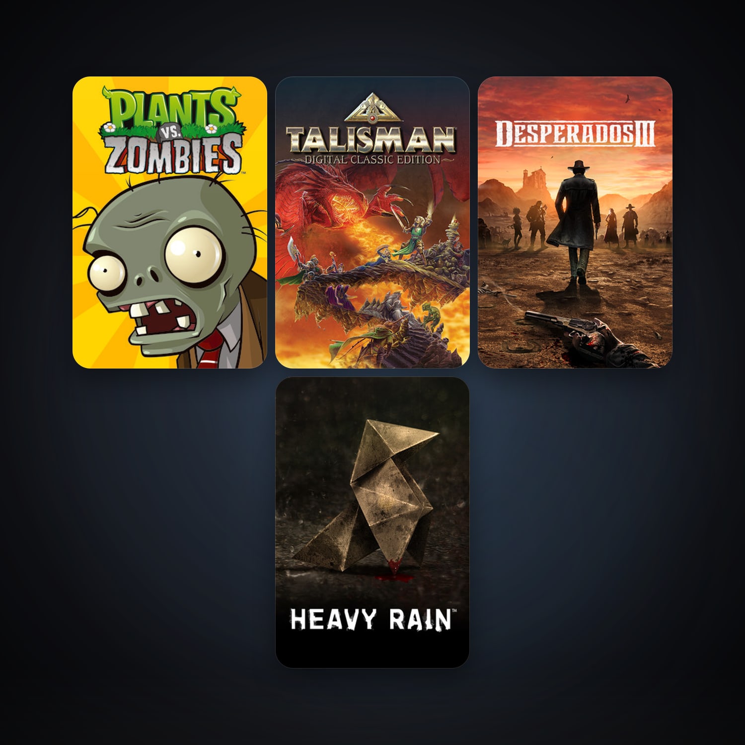 Plants vs. Zombies GOTY Edition + Talisman: Digital Edition, 7 games, clean — HabibiAccounts