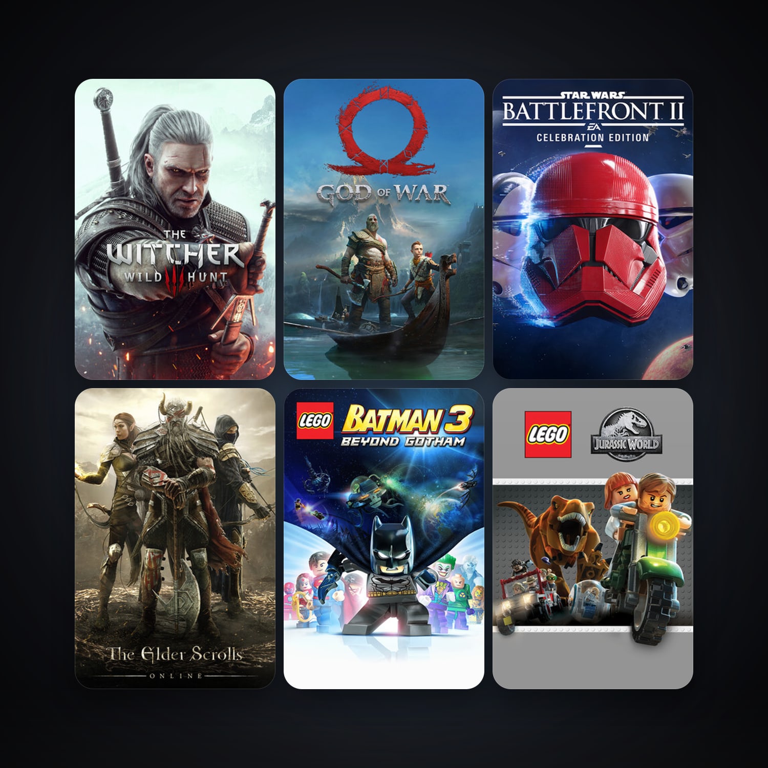 The Witcher 3: Wild Hunt + The Elder Scrolls Online, 32 games, clean — HabibiAccounts