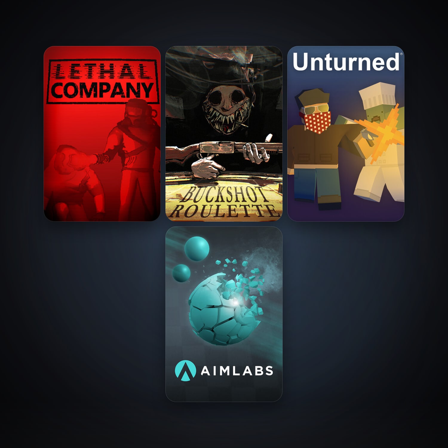 Unturned + Aimlabs, 7 games, clean — HabibiAccounts