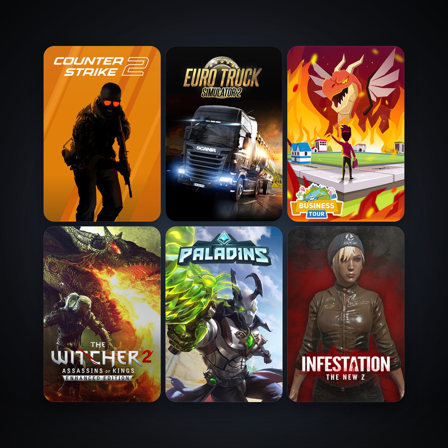 CS2 Prime + The Witcher 2: Assassins of Kings Enhanced Edition, 24 games, clean — HabibiAccounts
