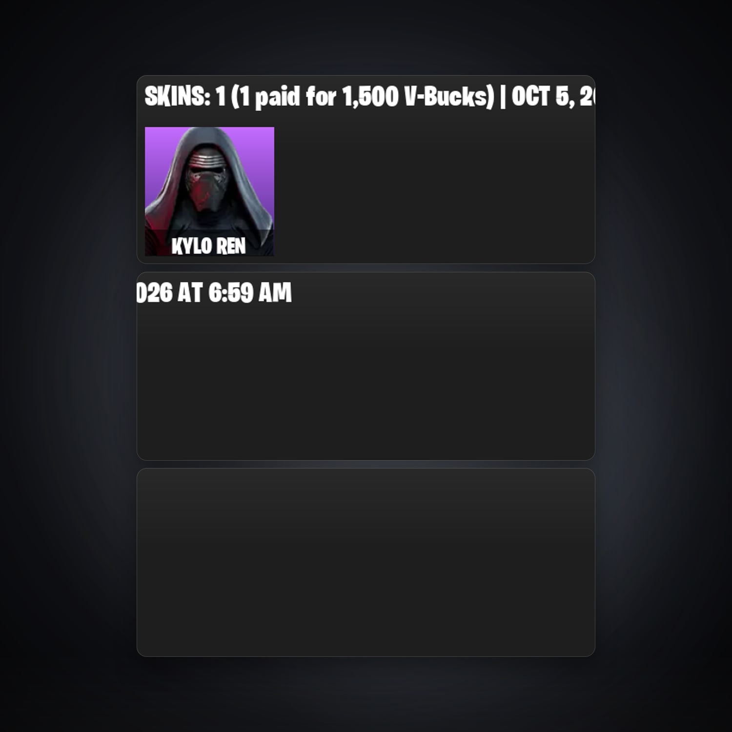 Epic · 263701436 — HabibiAccounts