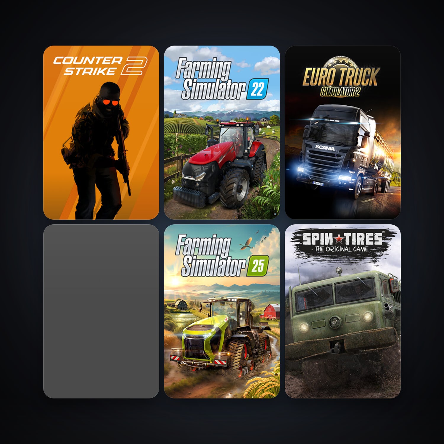 Steam account — CS2 Prime + Train Simulator Classic, 18 games, Steam 10, clean — HabibiAccounts