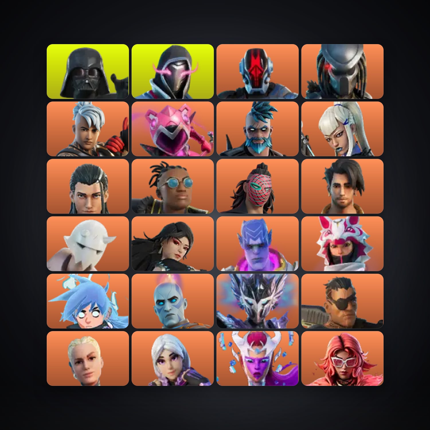 Fortnite account with The Foundation & Predator — 171 skins — 2.1K V-Bucks — lvl 3052 — HabibiAccounts