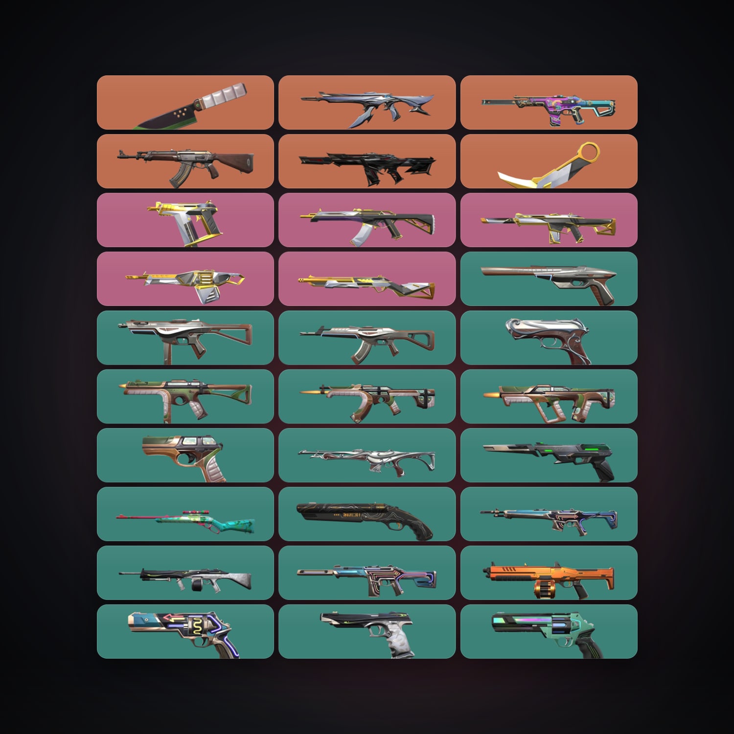 BR Silver 2 locker — 2 knives, 38 skins, lvl 48 — HabibiAccounts