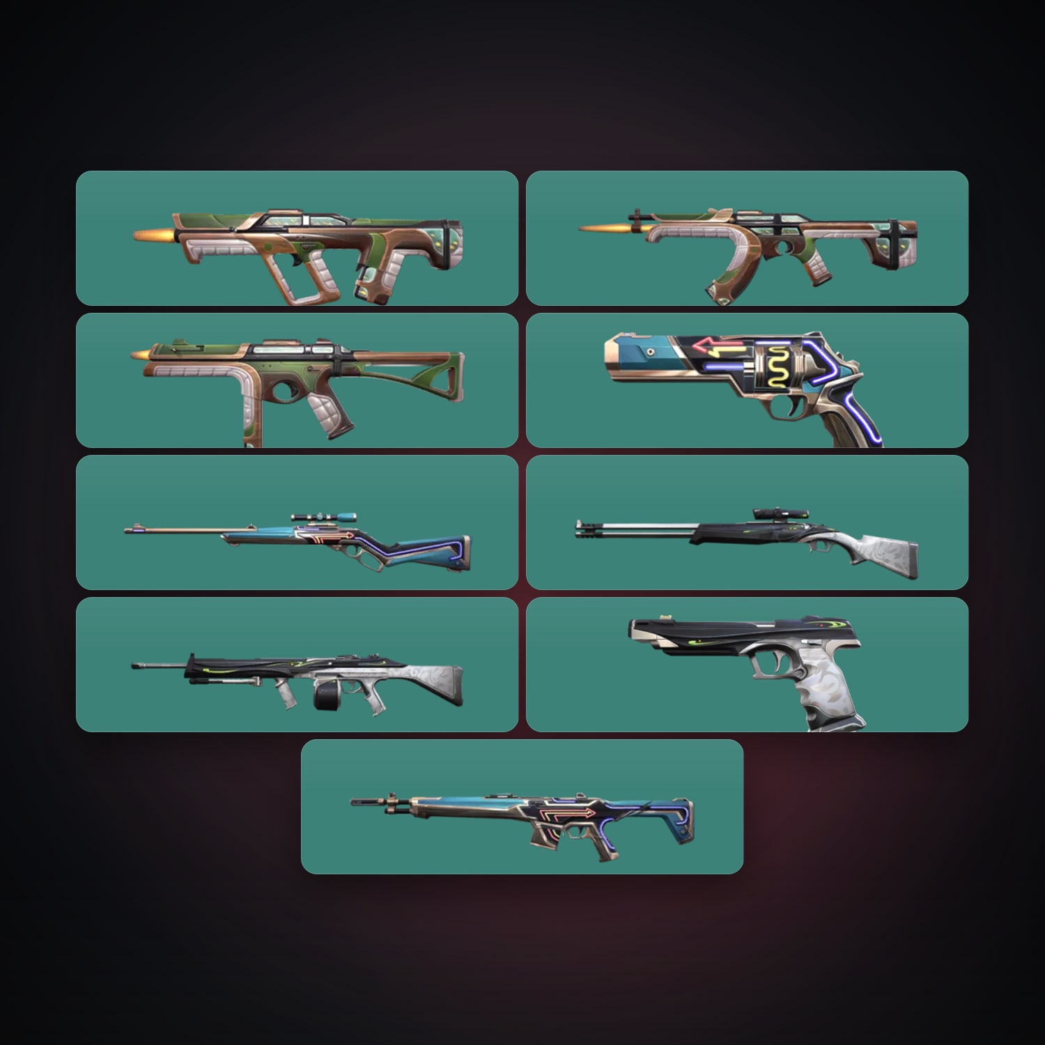 LA locker — 9 skins, lvl 22 — HabibiAccounts