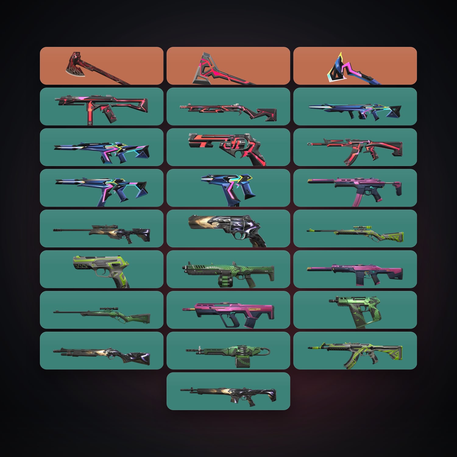AP Diamond 1 locker — 3 knives, 27 skins, lvl 119 — HabibiAccounts