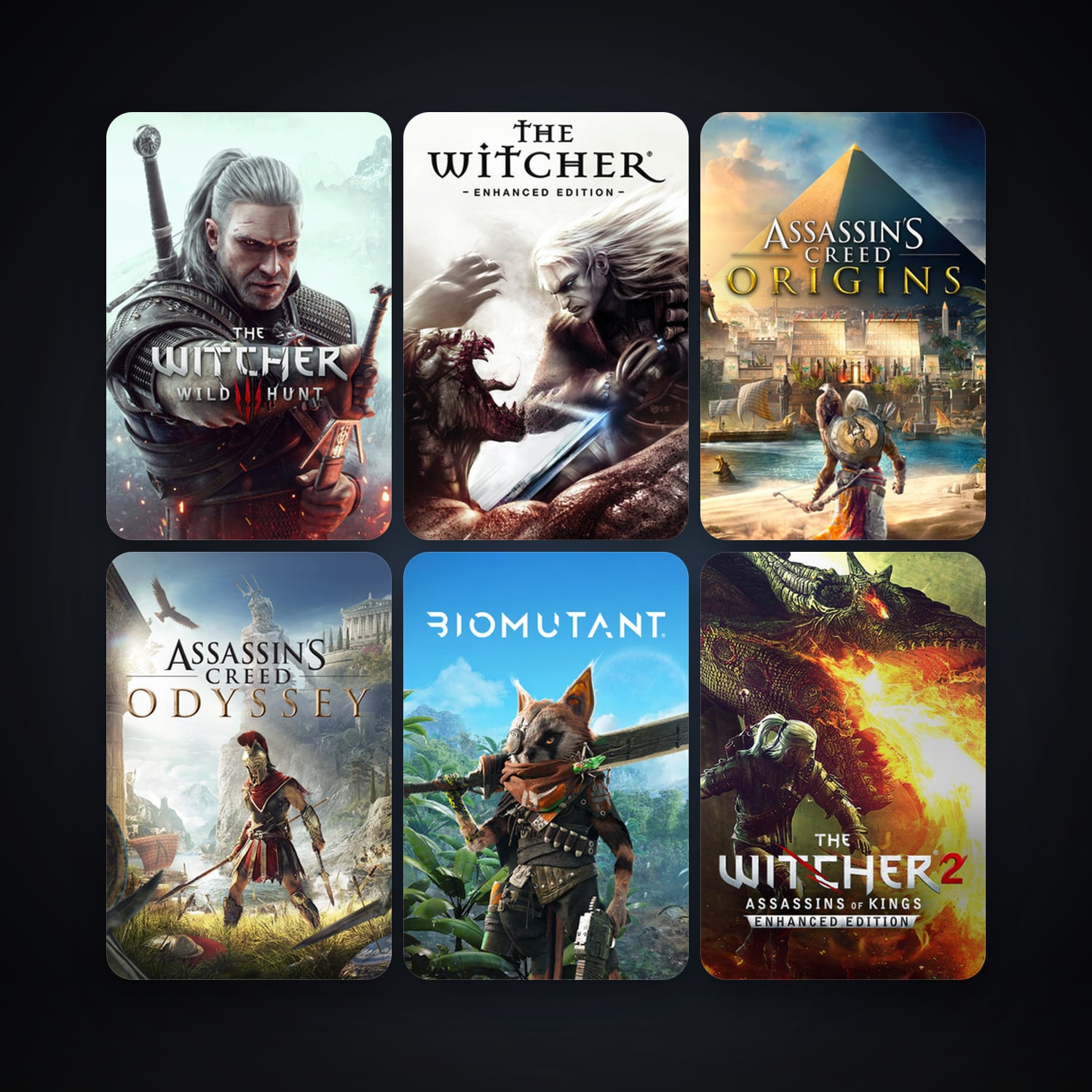 The Witcher: Enhanced Edition Director's Cut + The Witcher 2: Assassins of Kings Enhanced Edition, 30 games, clean — HabibiAccounts