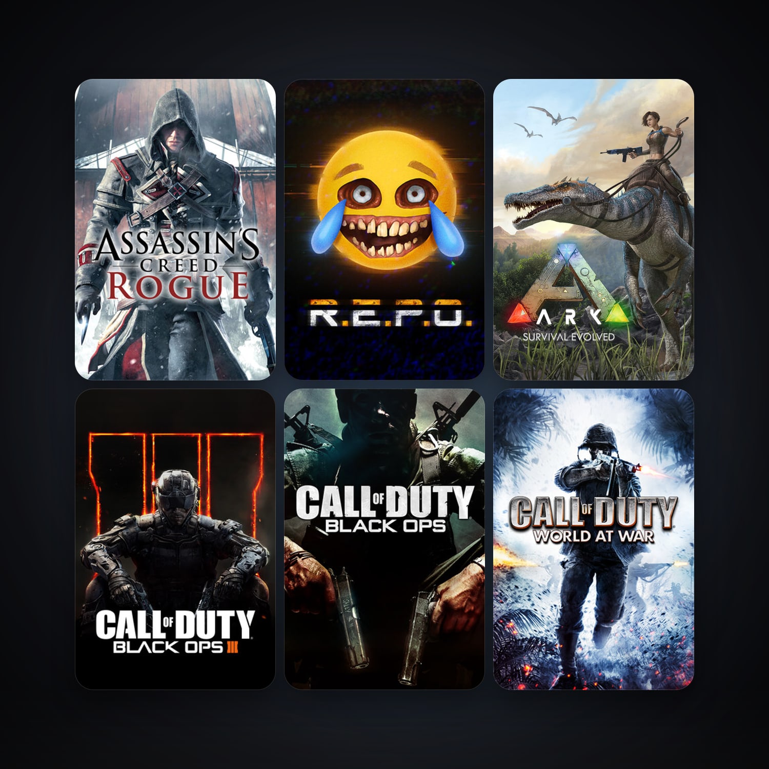 Call of Duty: World at War + Call of Duty: Black Ops, 22 games, clean — HabibiAccounts