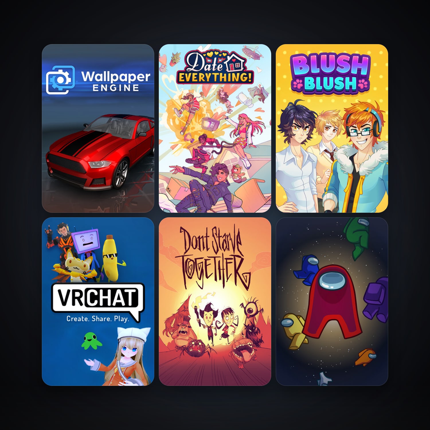 Steam account: Don't Starve Together + Wallpaper Engine, 31 games, clean — HabibiAccounts
