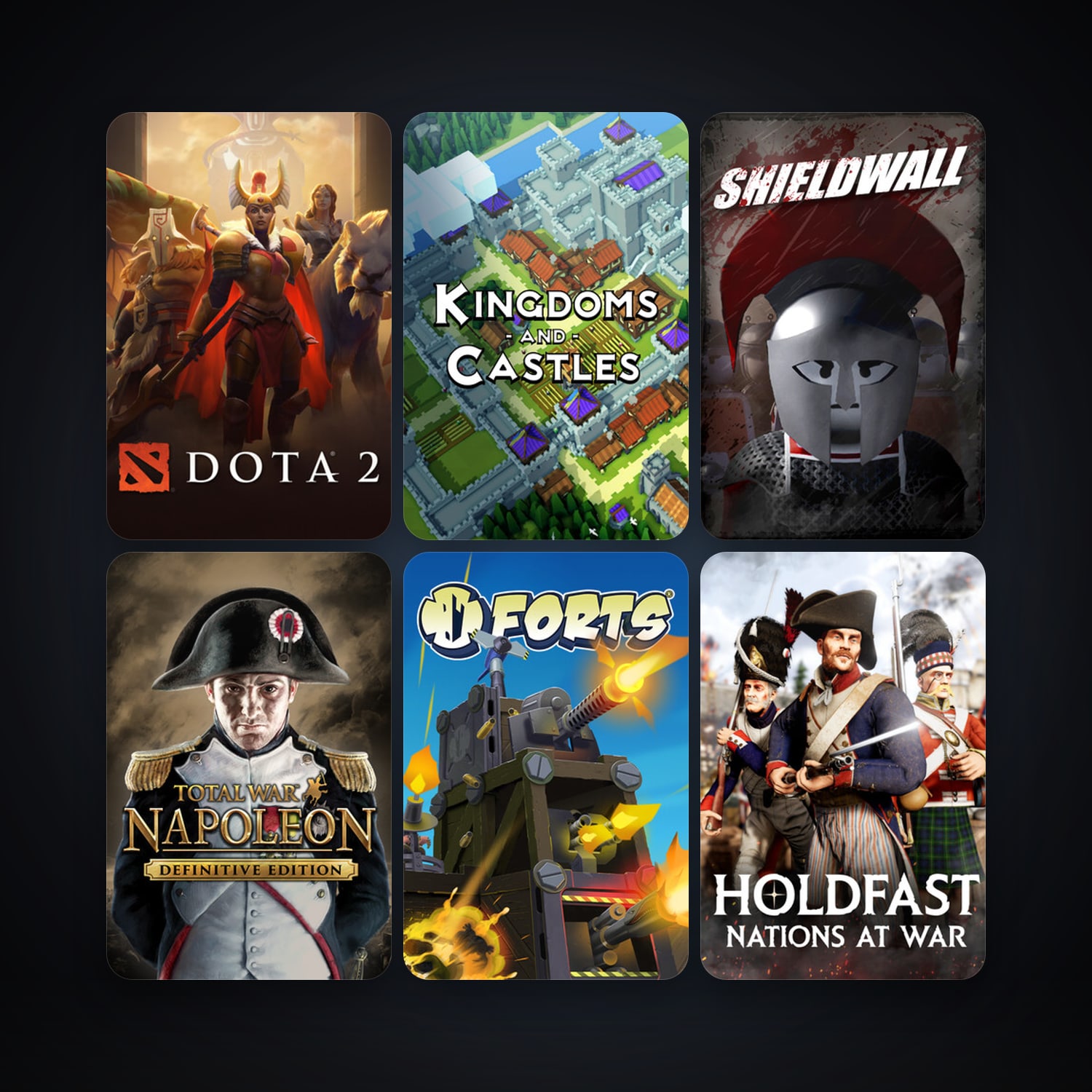 Dota 2 + Total War: NAPOLEON - Definitive Edition, 26 games, clean — HabibiAccounts