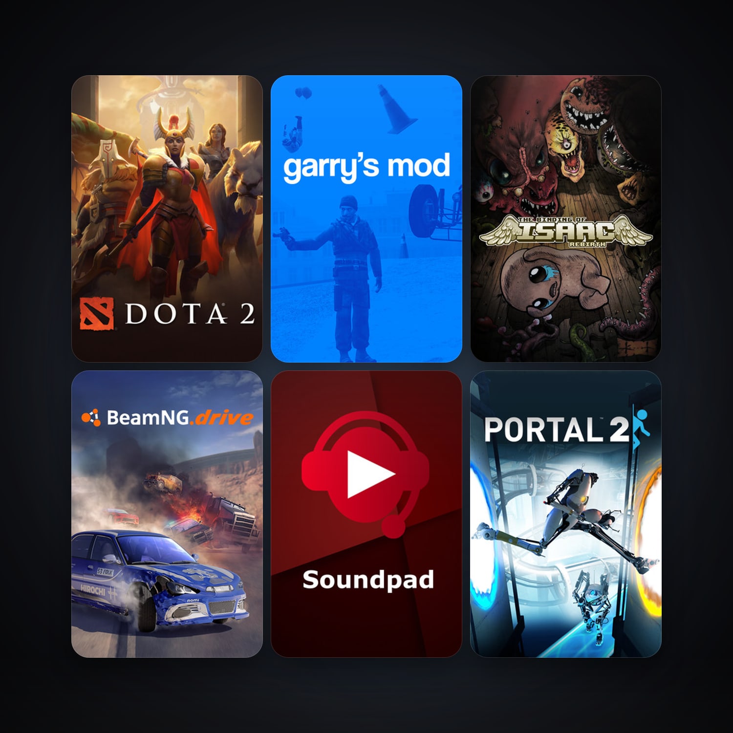 Portal 2 + Garry's Mod, 39 games, clean — HabibiAccounts