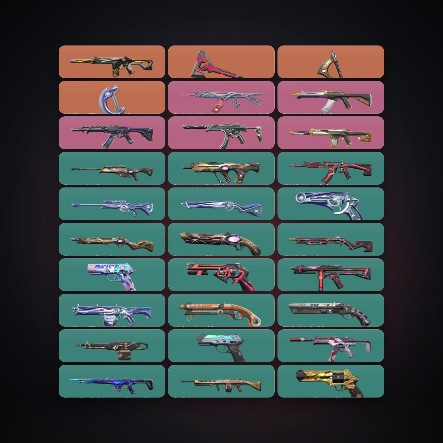 AP Gold 3 locker — 3 knives, 64 skins, lvl 297 — HabibiAccounts