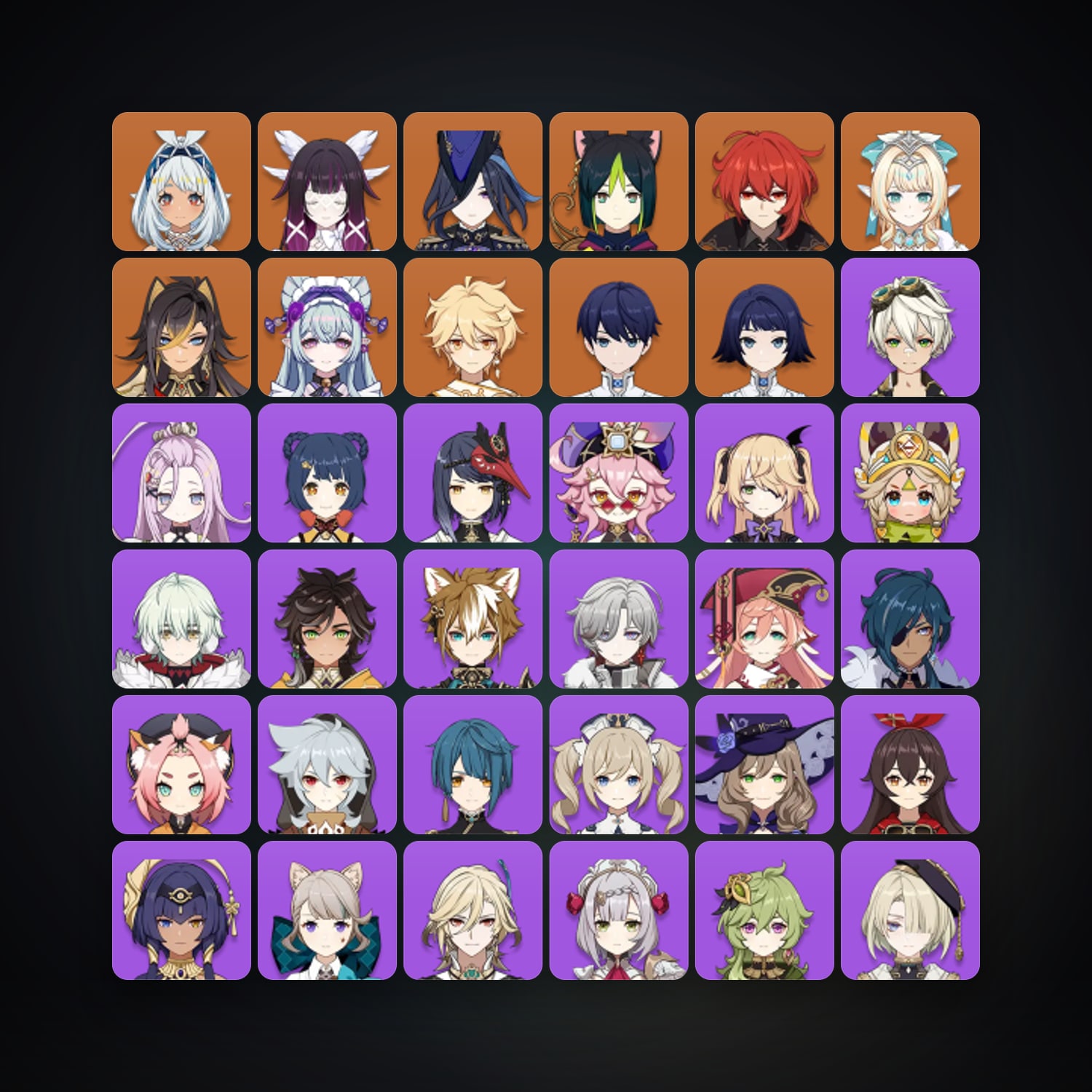 جينشن إمباكت | AR 52 | 43 شخصية | 8× 5★ — HabibiAccounts