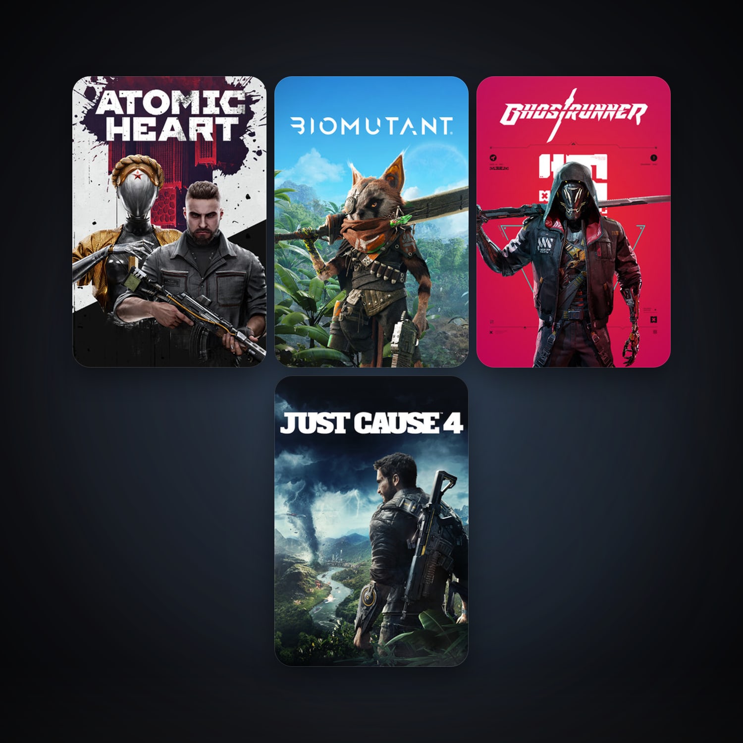 Steam account: Just Cause 4 + BIOMUTANT, 8 games, clean — HabibiAccounts
