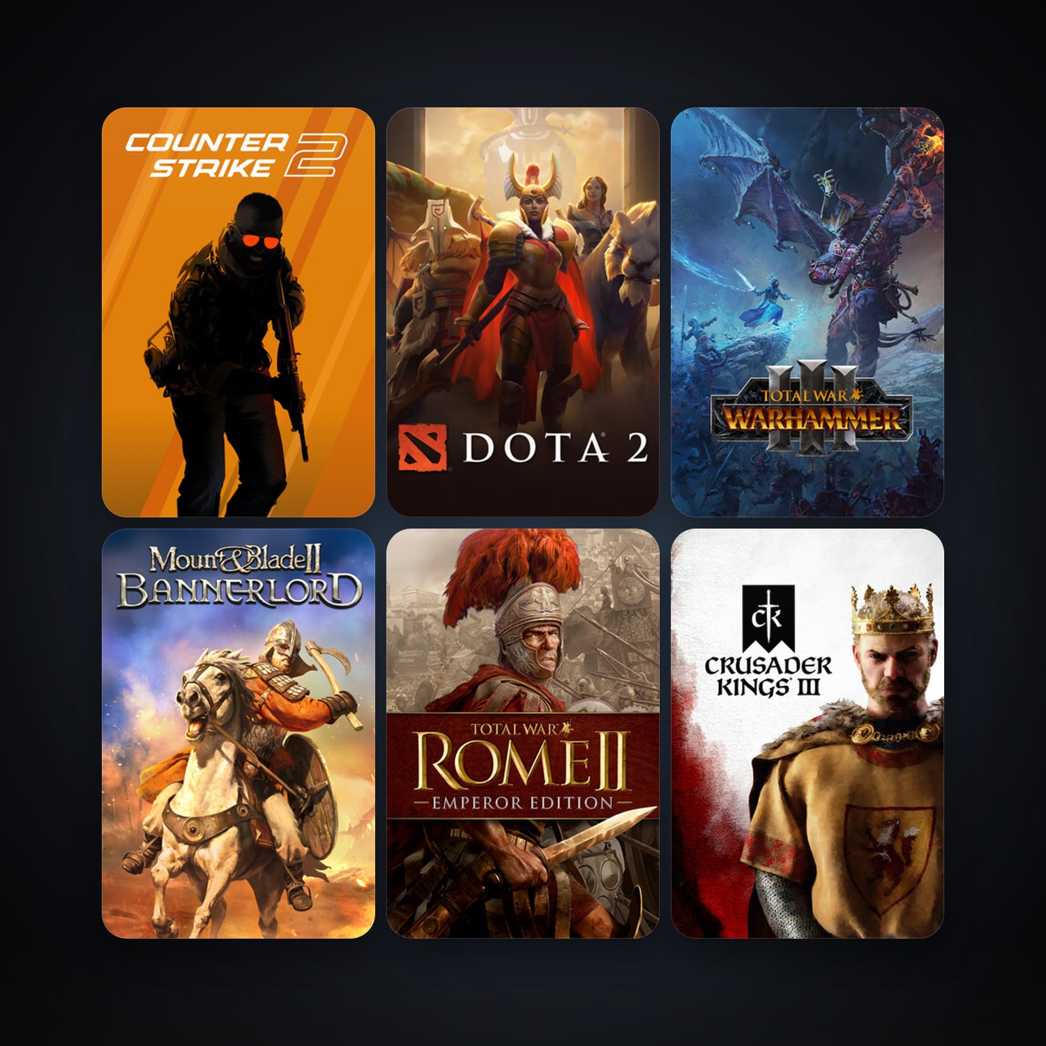 Counter-Strike + Day of Defeat, 108 games, Steam 12, clean — HabibiAccounts