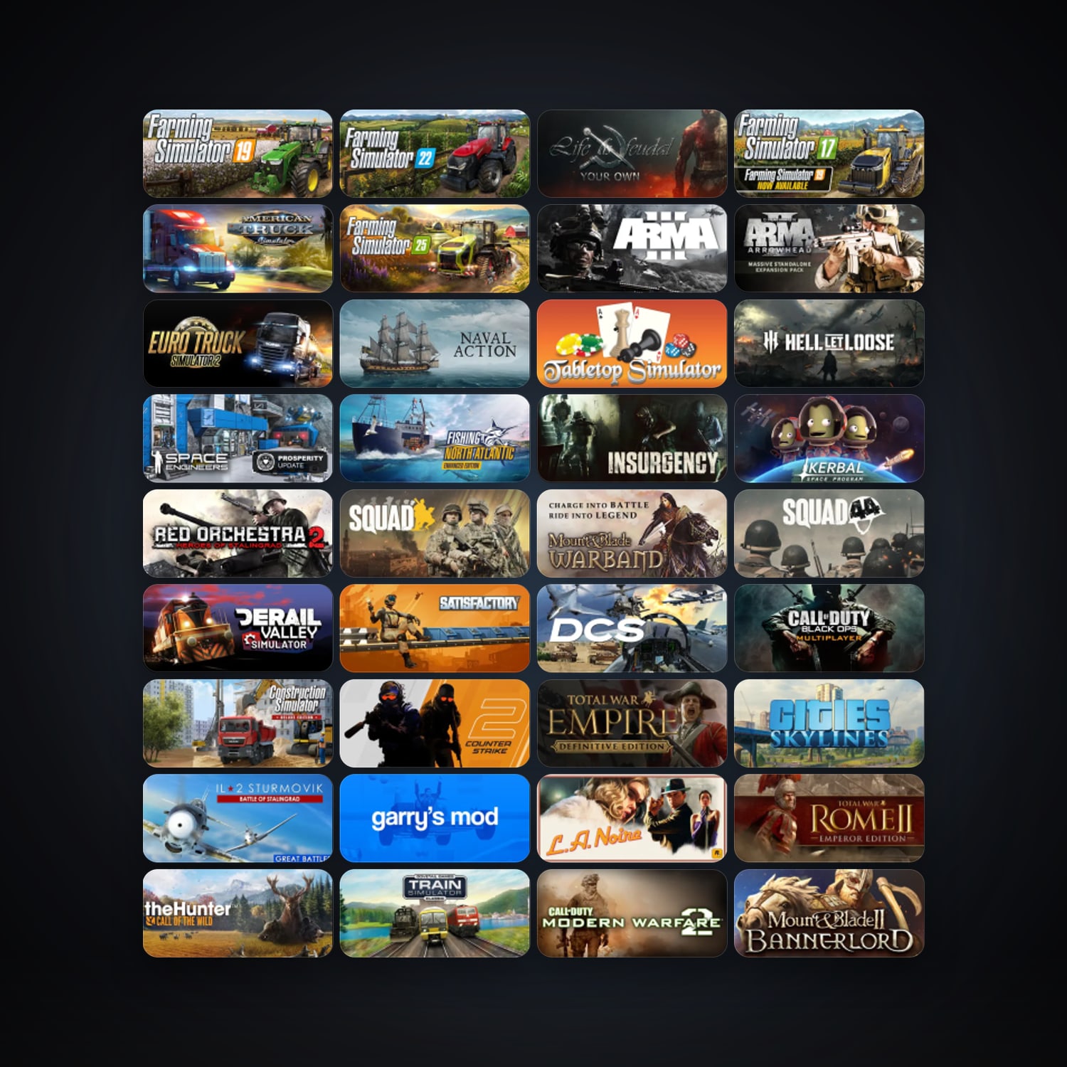 Steam 127 games, Steam 11, clean — HabibiAccounts