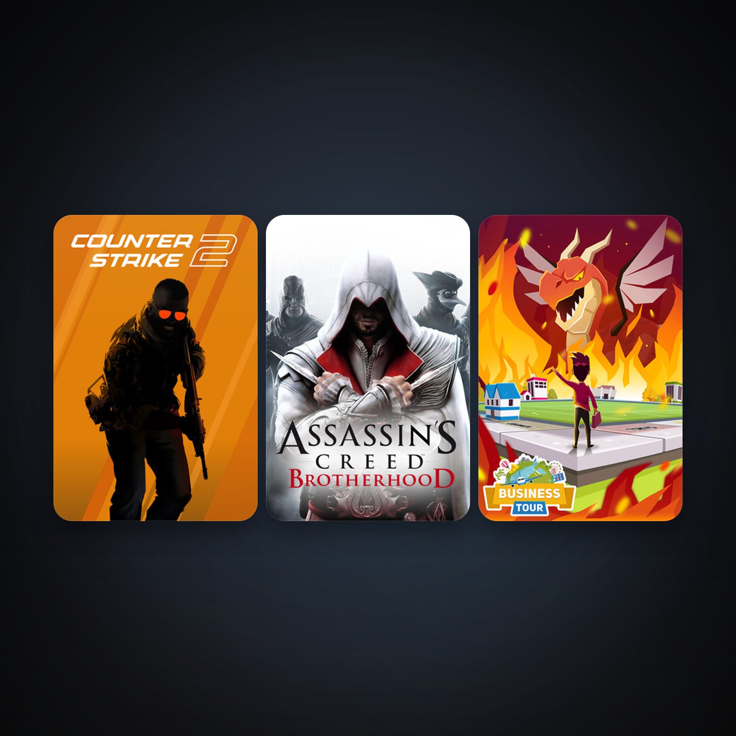 Steam account: CS2 Prime + Assassin’s Creed Brotherhood, 4 games, clean — HabibiAccounts