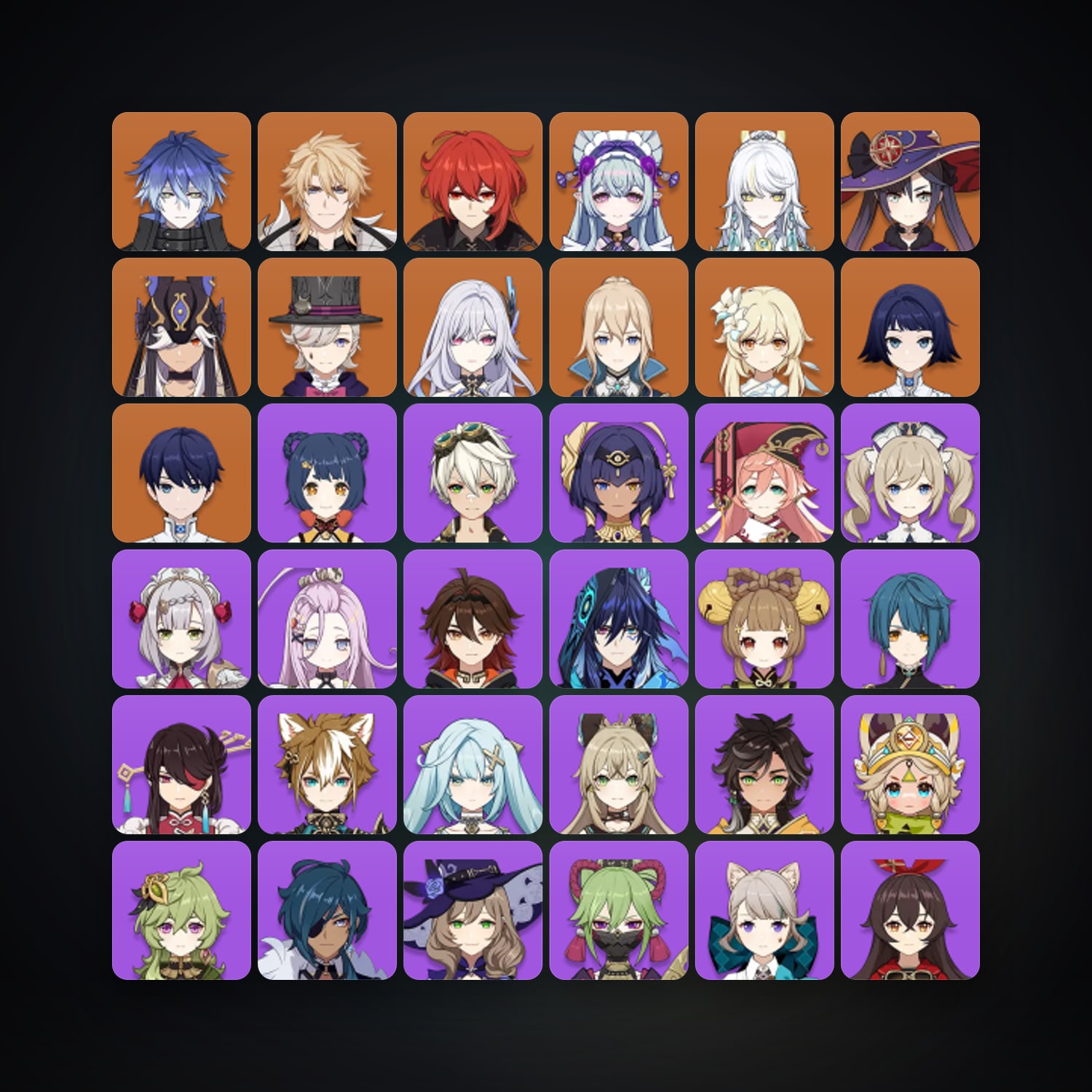 Genshin Impact | AR 55 | 48 Chars | 10× 5★ — HabibiAccounts