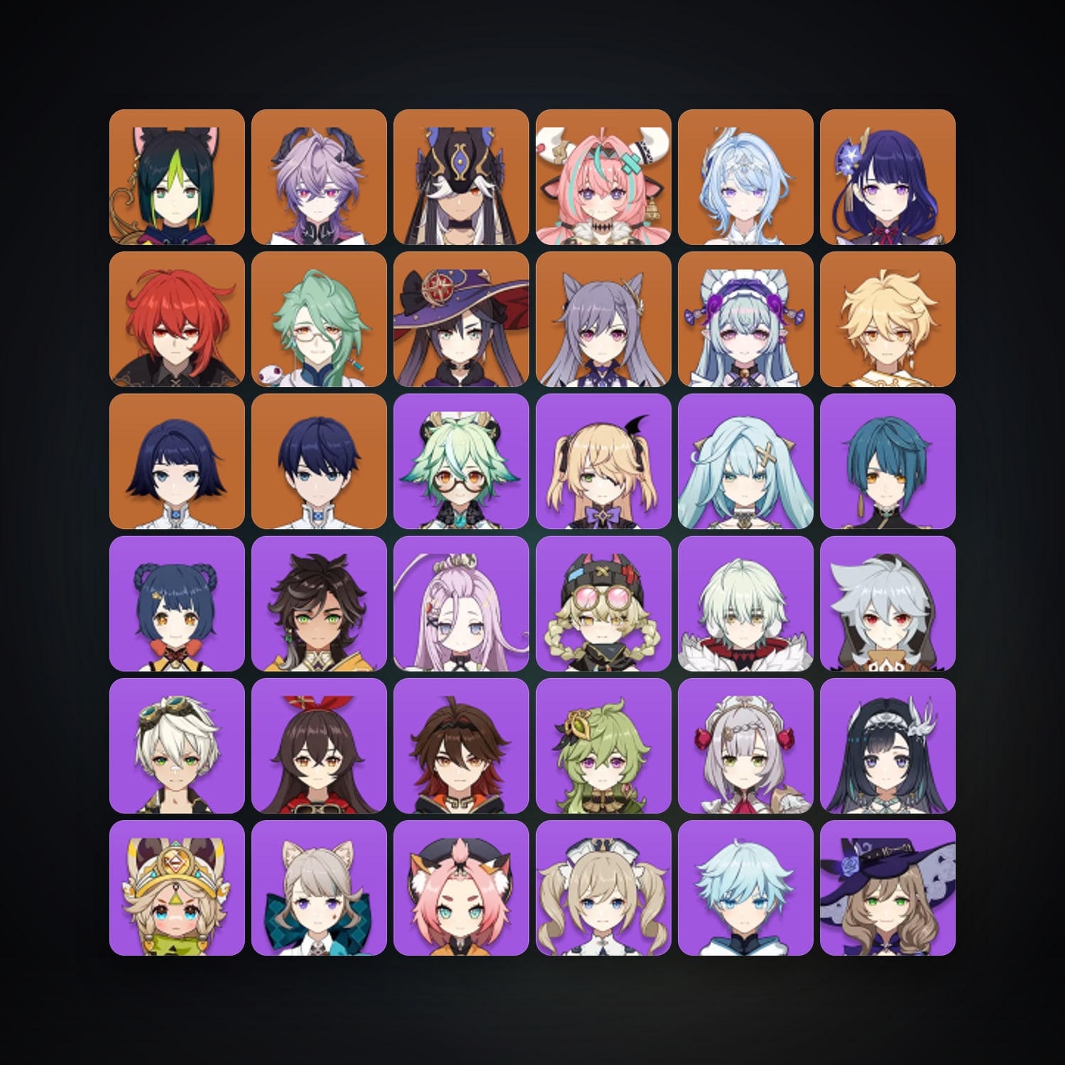 Genshin Impact | AR 56 | 53 Chars | 11× 5★ — Genshin / miHoYo Account · 263735350 — HabibiAccounts