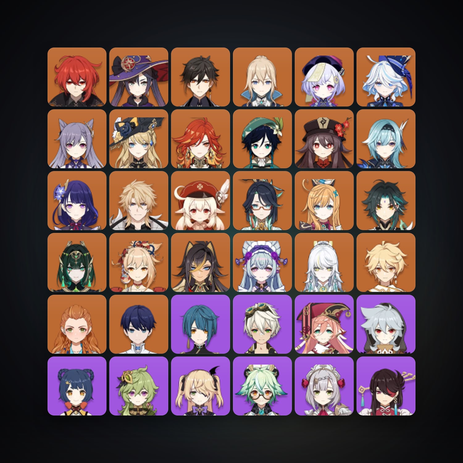 Genshin Impact | AR 60 | 70 Chars | 23× 5★ — Genshin / miHoYo Account — HabibiAccounts